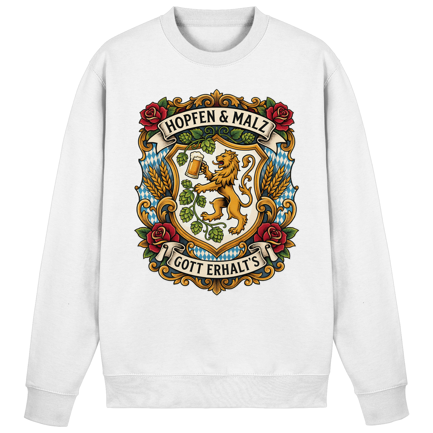 HOPFEN & MALZ - GOTT ERHALT`S - Basic Sweatshirt