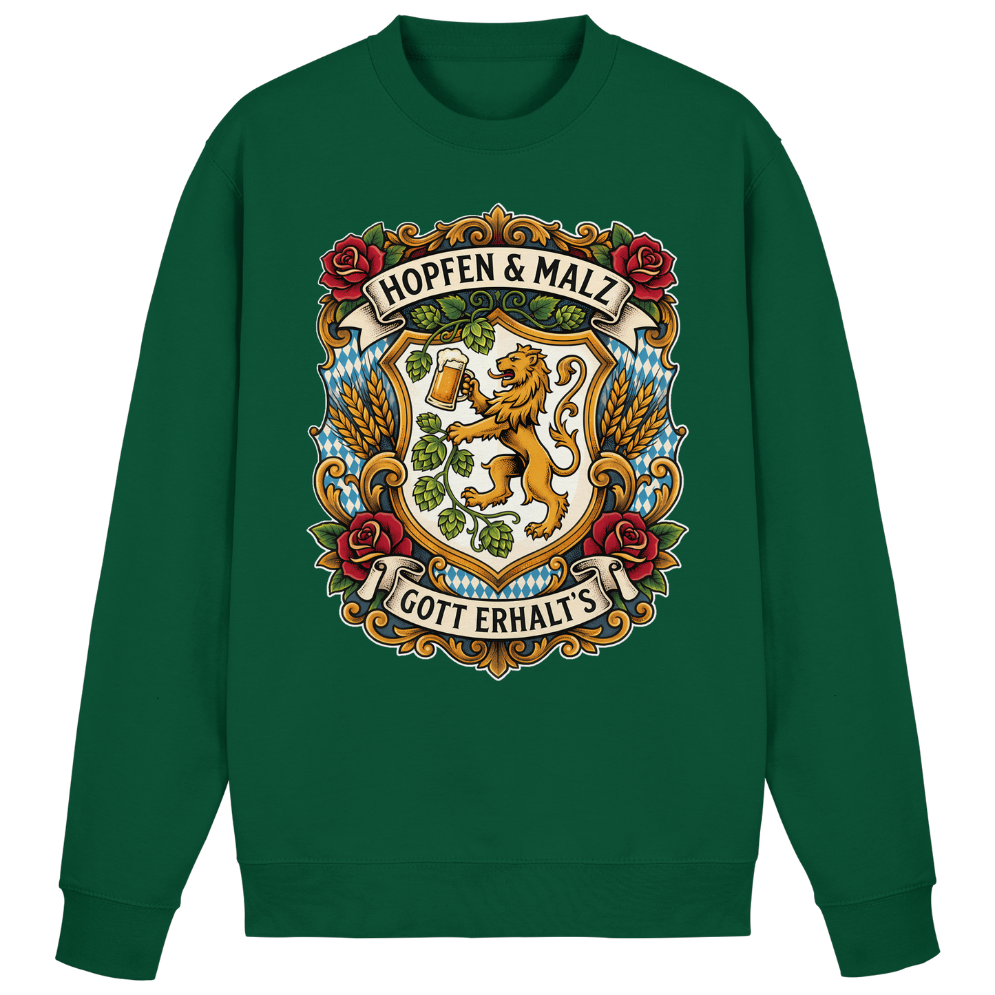 HOPFEN & MALZ - GOTT ERHALT`S - Basic Sweatshirt