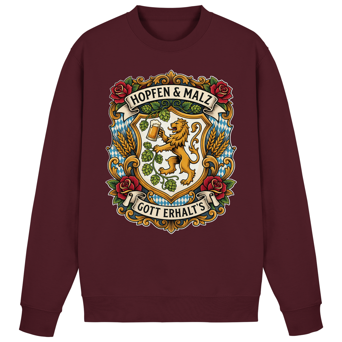 HOPFEN & MALZ - GOTT ERHALT`S - Basic Sweatshirt