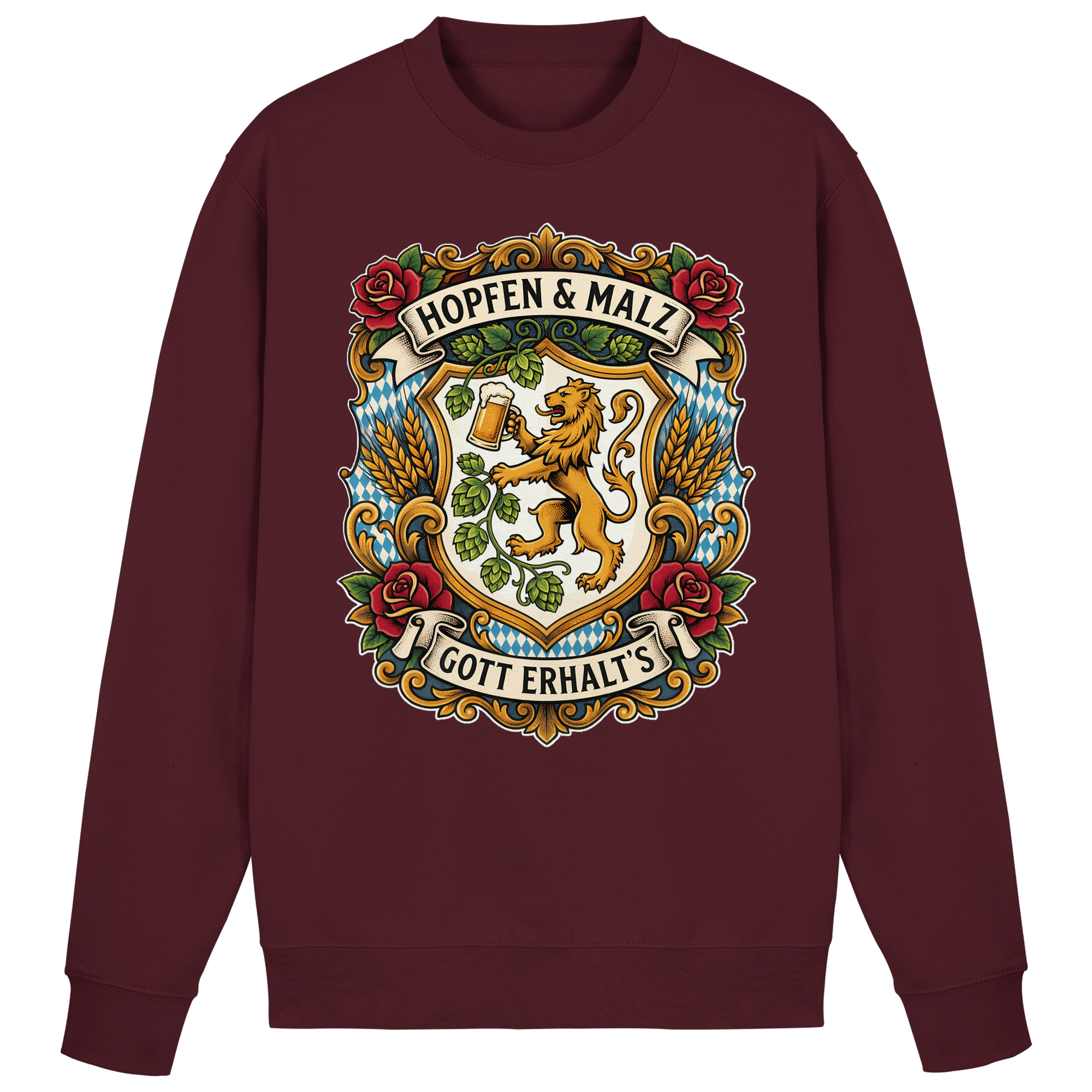 HOPFEN & MALZ - GOTT ERHALT`S - Basic Sweatshirt