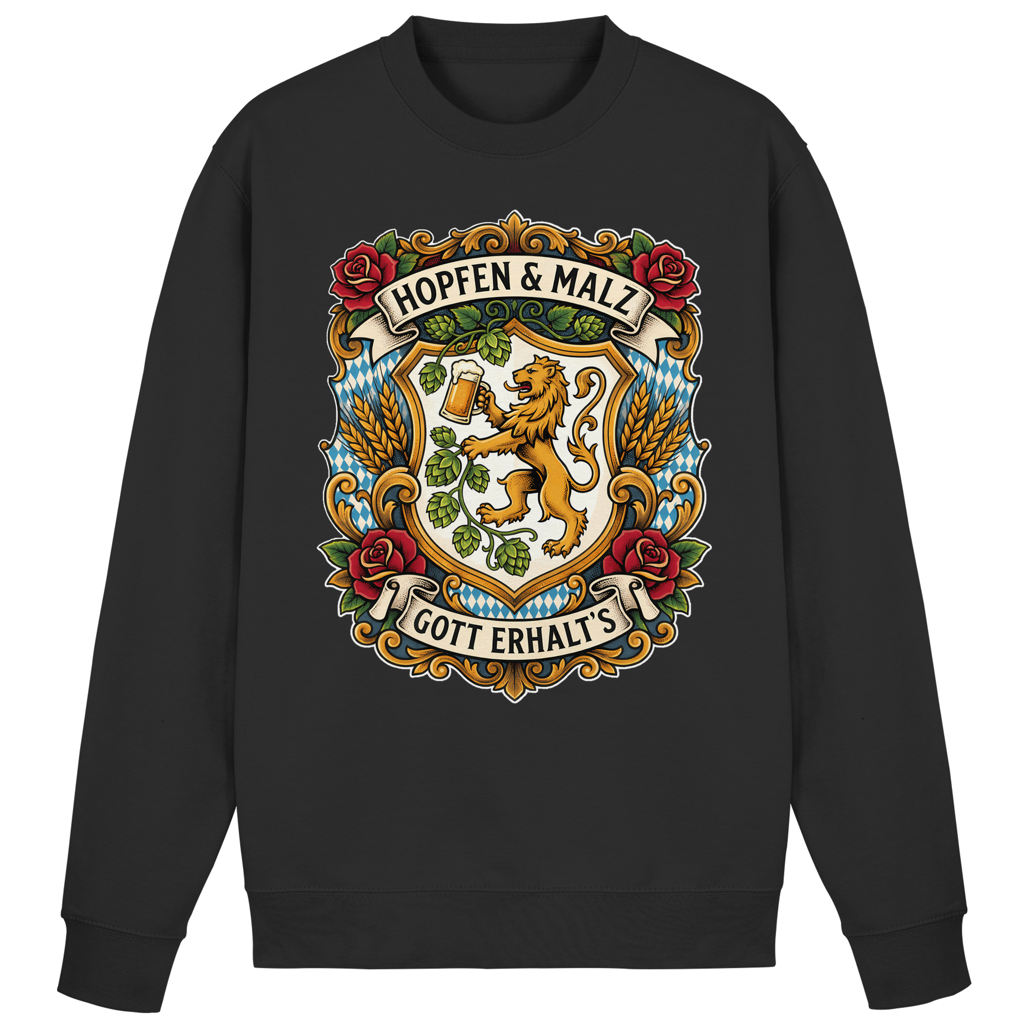 HOPFEN & MALZ - GOTT ERHALT`S - Basic Sweatshirt