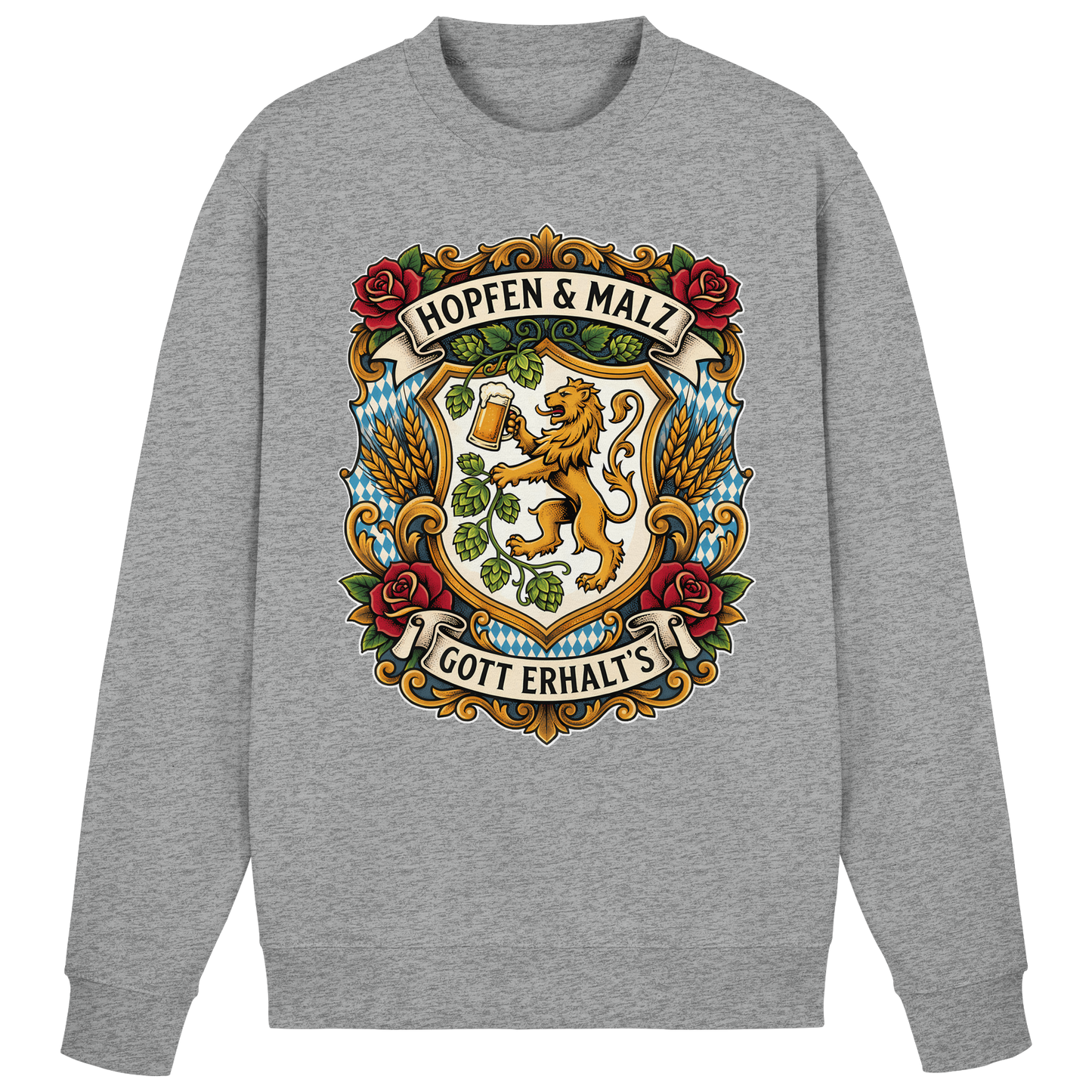 HOPFEN & MALZ - GOTT ERHALT`S - Basic Sweatshirt