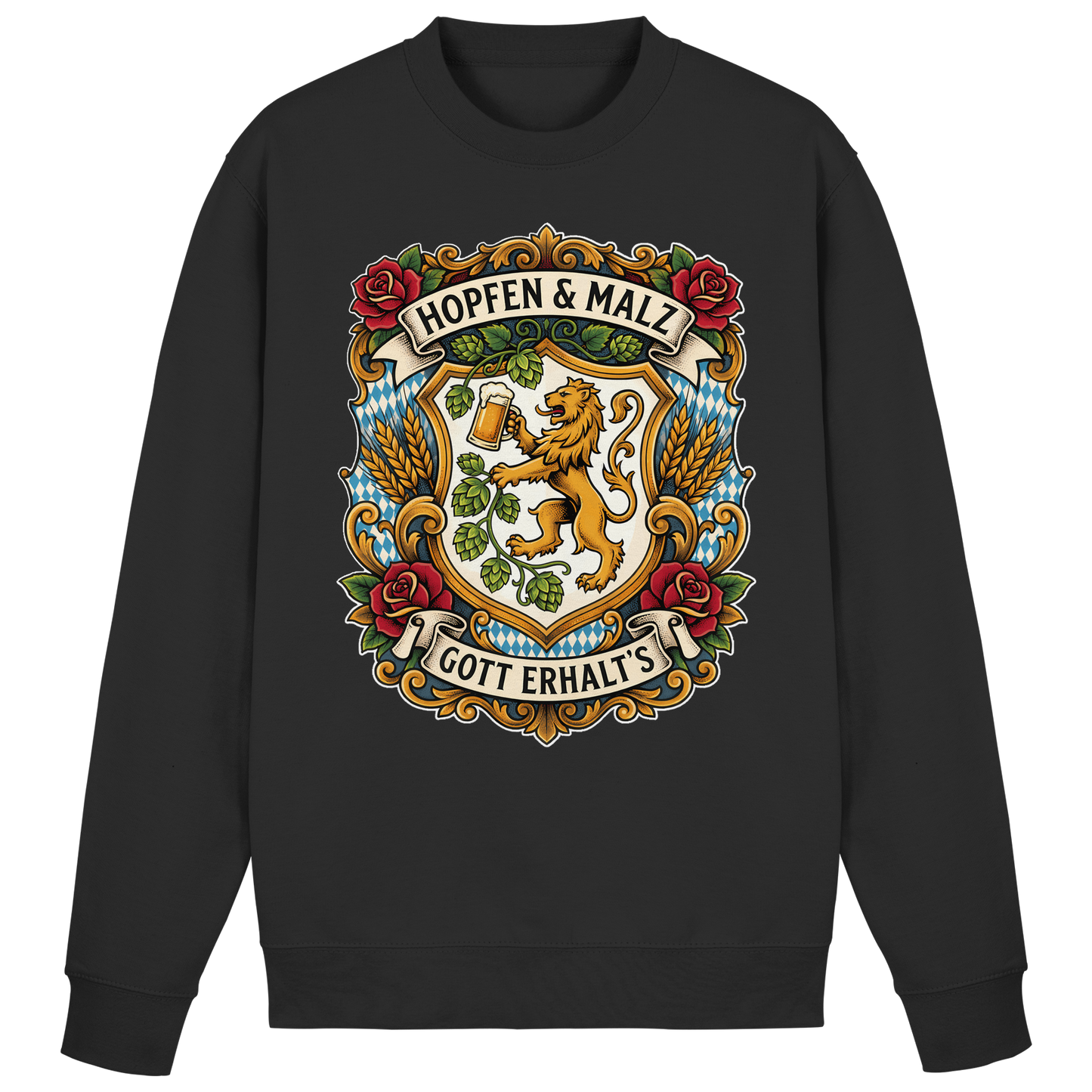 HOPFEN & MALZ - GOTT ERHALT`S - Basic Sweatshirt