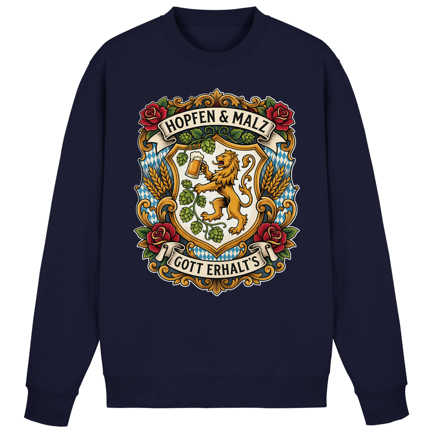 HOPFEN & MALZ - GOTT ERHALT`S - Basic Sweatshirt