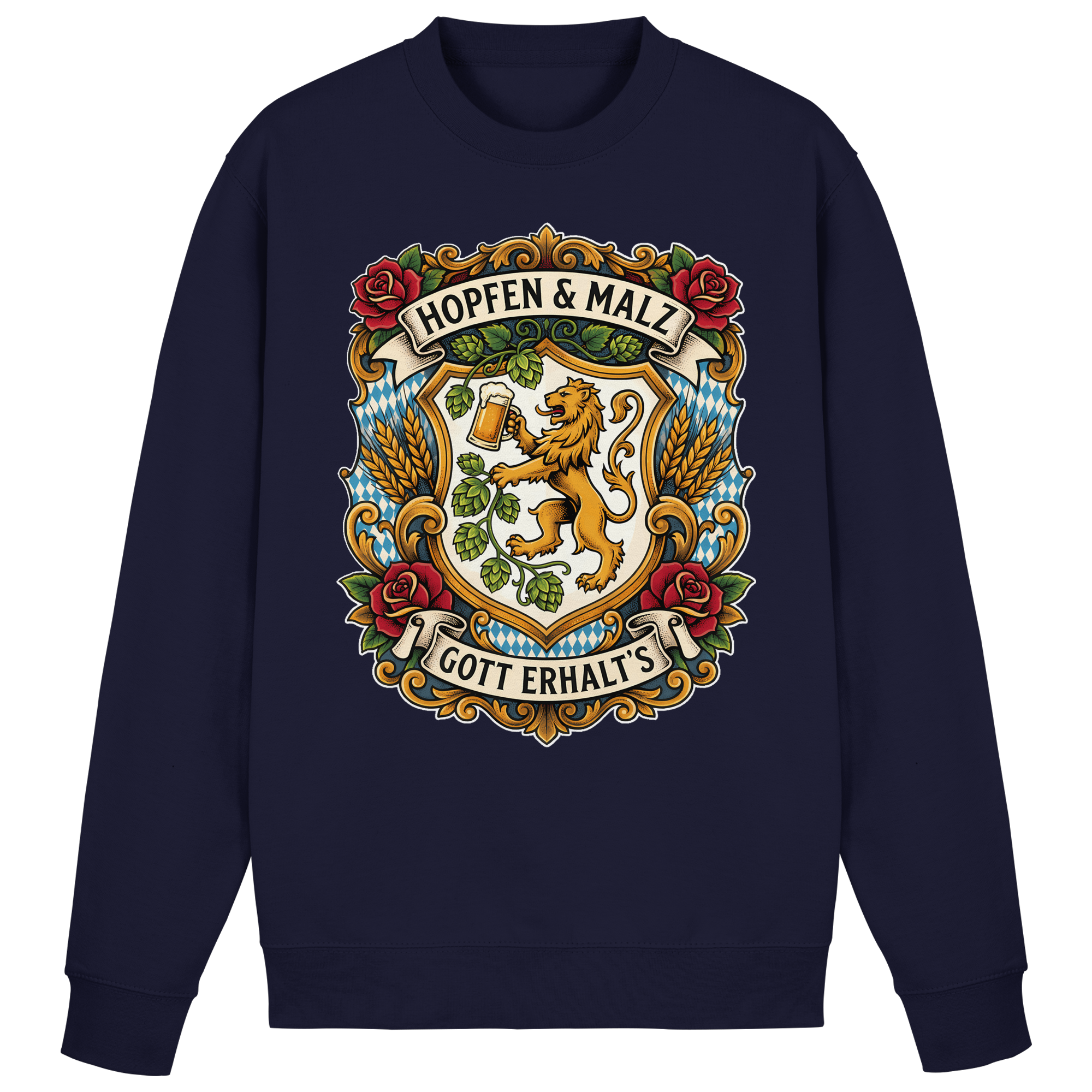 HOPFEN & MALZ - GOTT ERHALT`S - Basic Sweatshirt