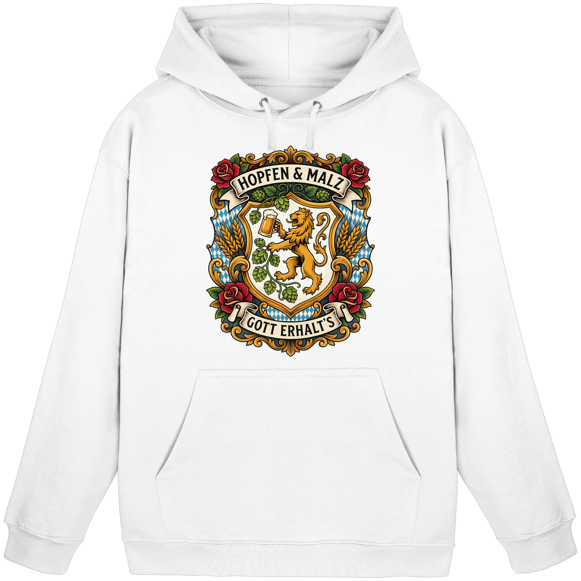 HOPFEN & MALZ - GOTT ERHALT`S - Basic Unisex Hoodie
