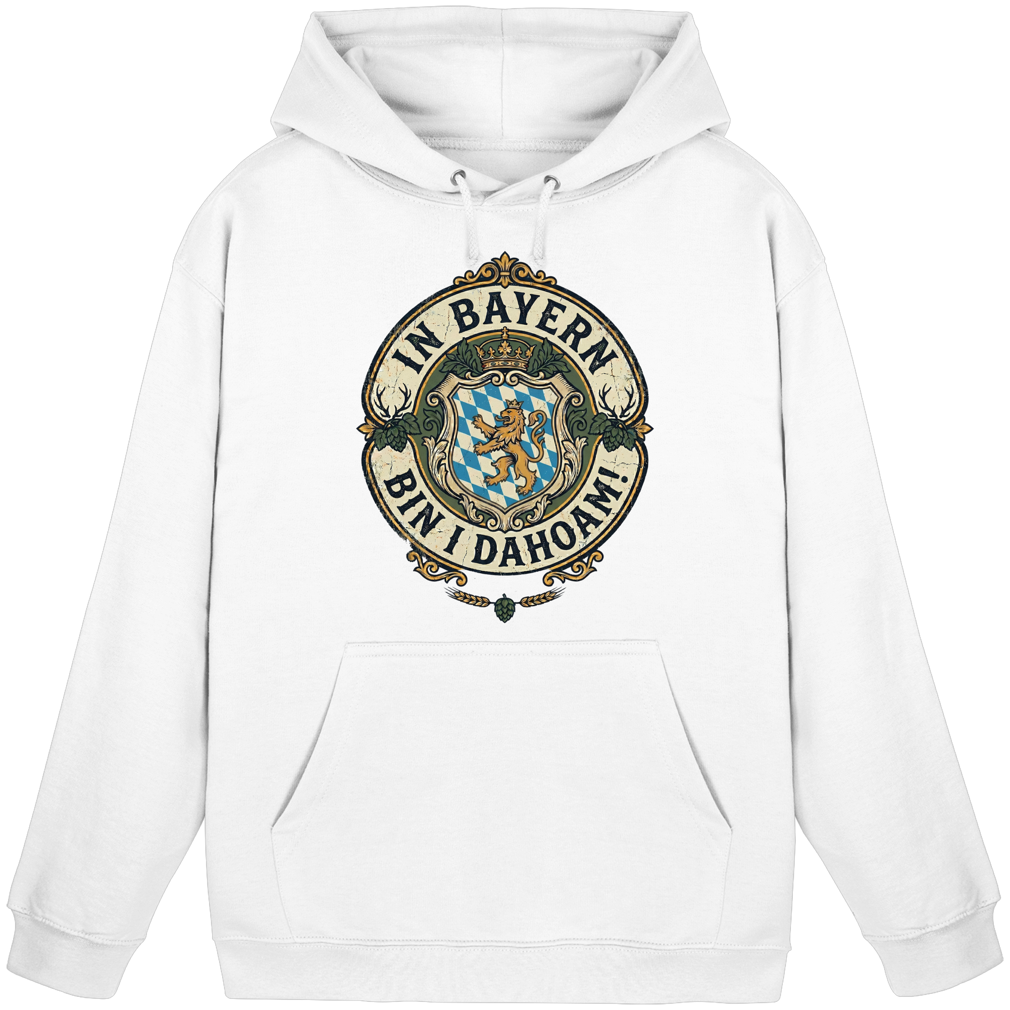 IN BAYERN BIN I DAHOAM! - Basic Unisex Hoodie