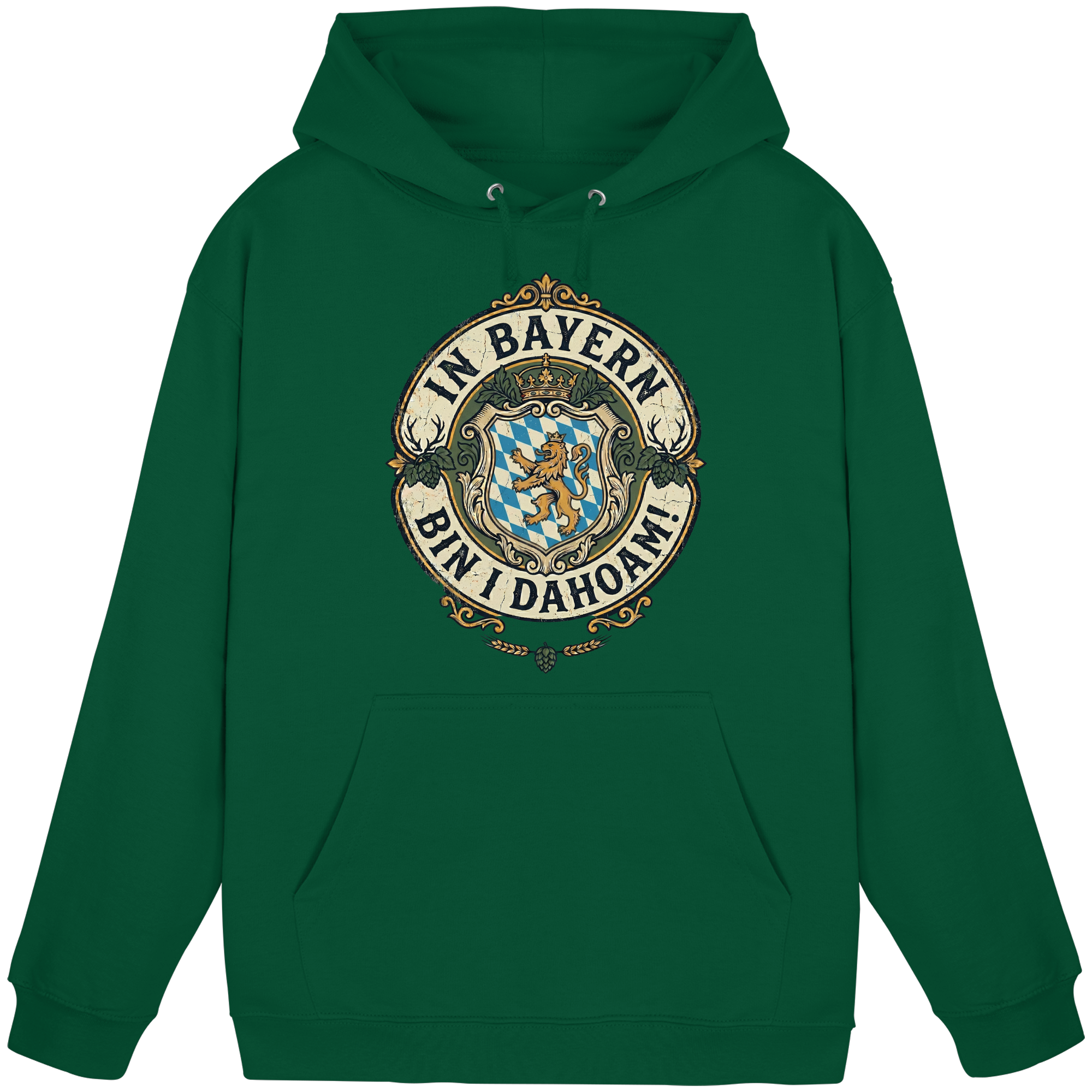 IN BAYERN BIN I DAHOAM! - Basic Unisex Hoodie