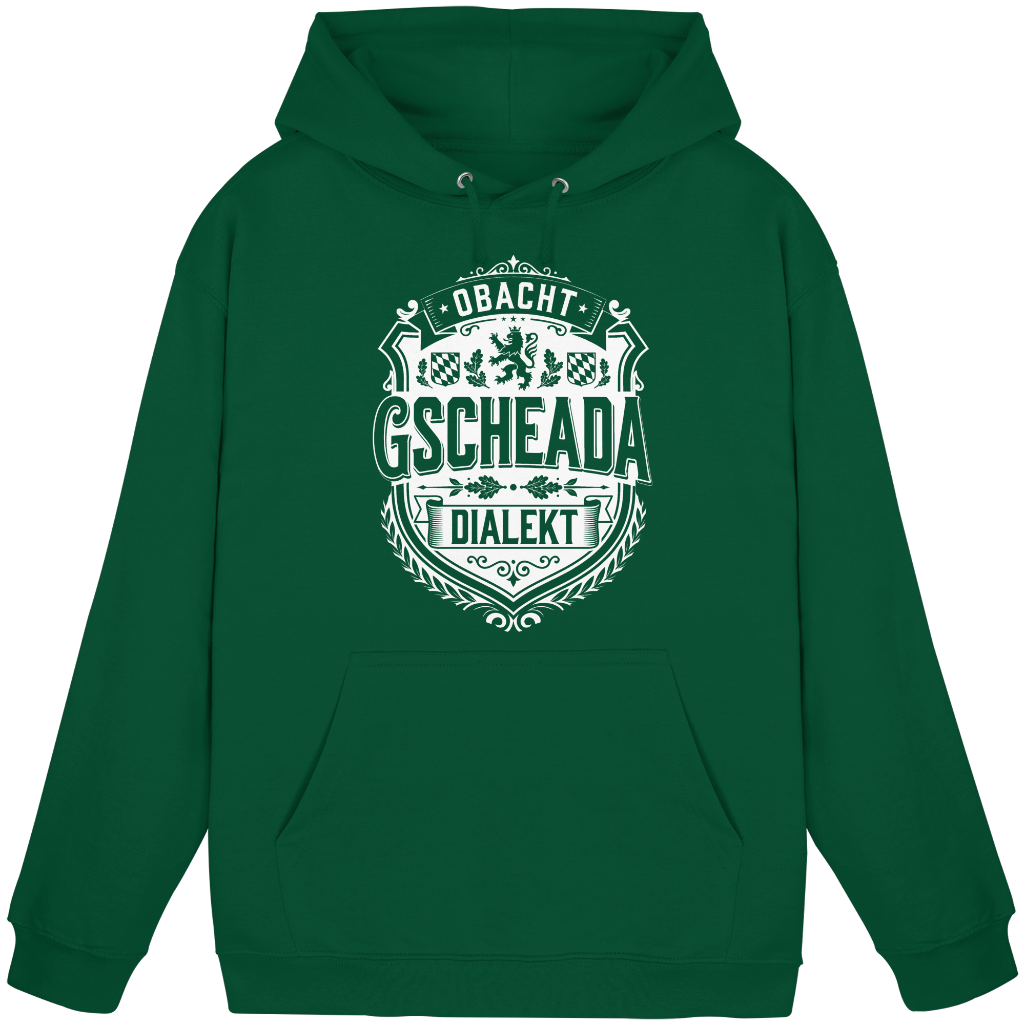 OBACHT GSCHEADA DIALEKT - Basic Unisex Hoodie