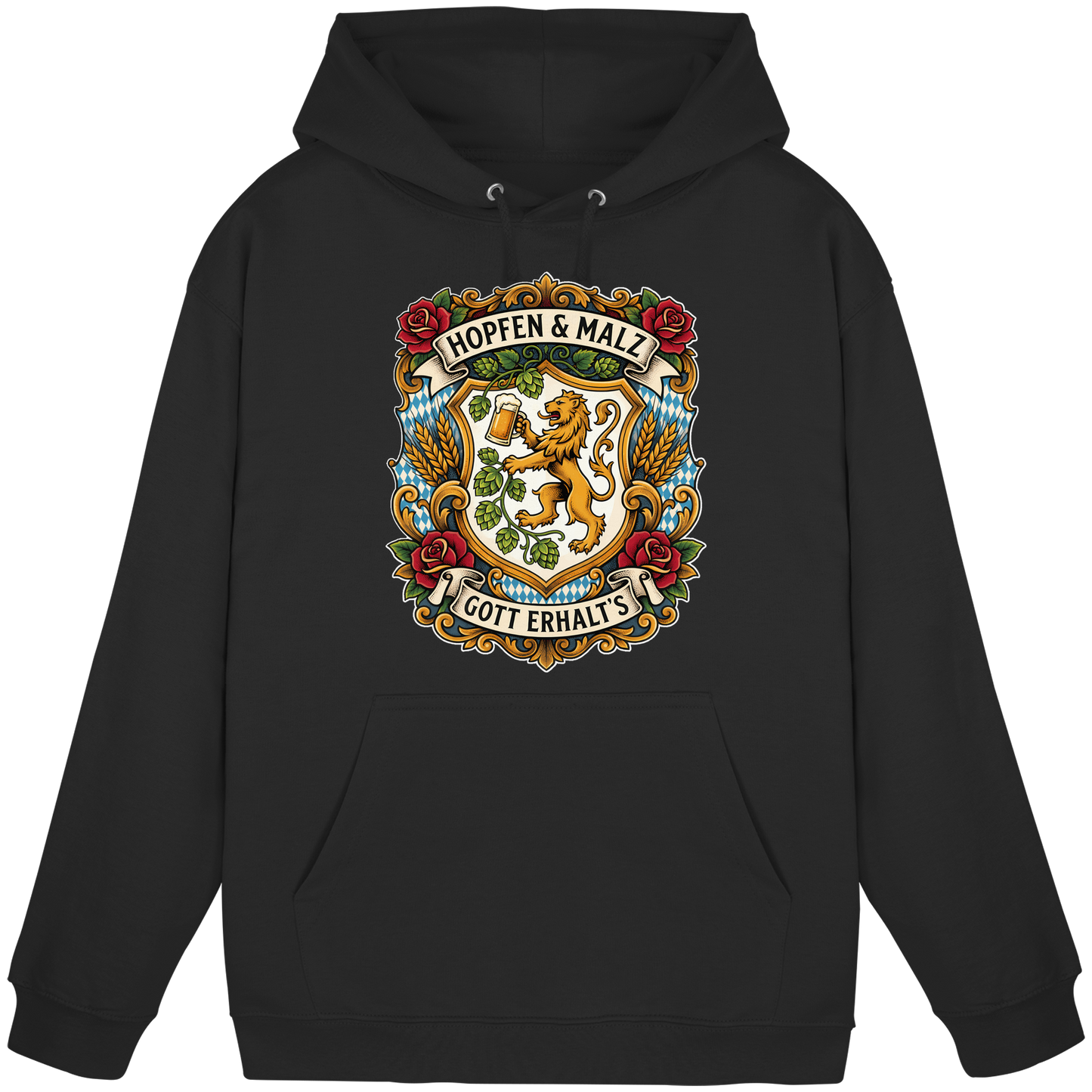 HOPFEN & MALZ - GOTT ERHALT`S - Basic Unisex Hoodie
