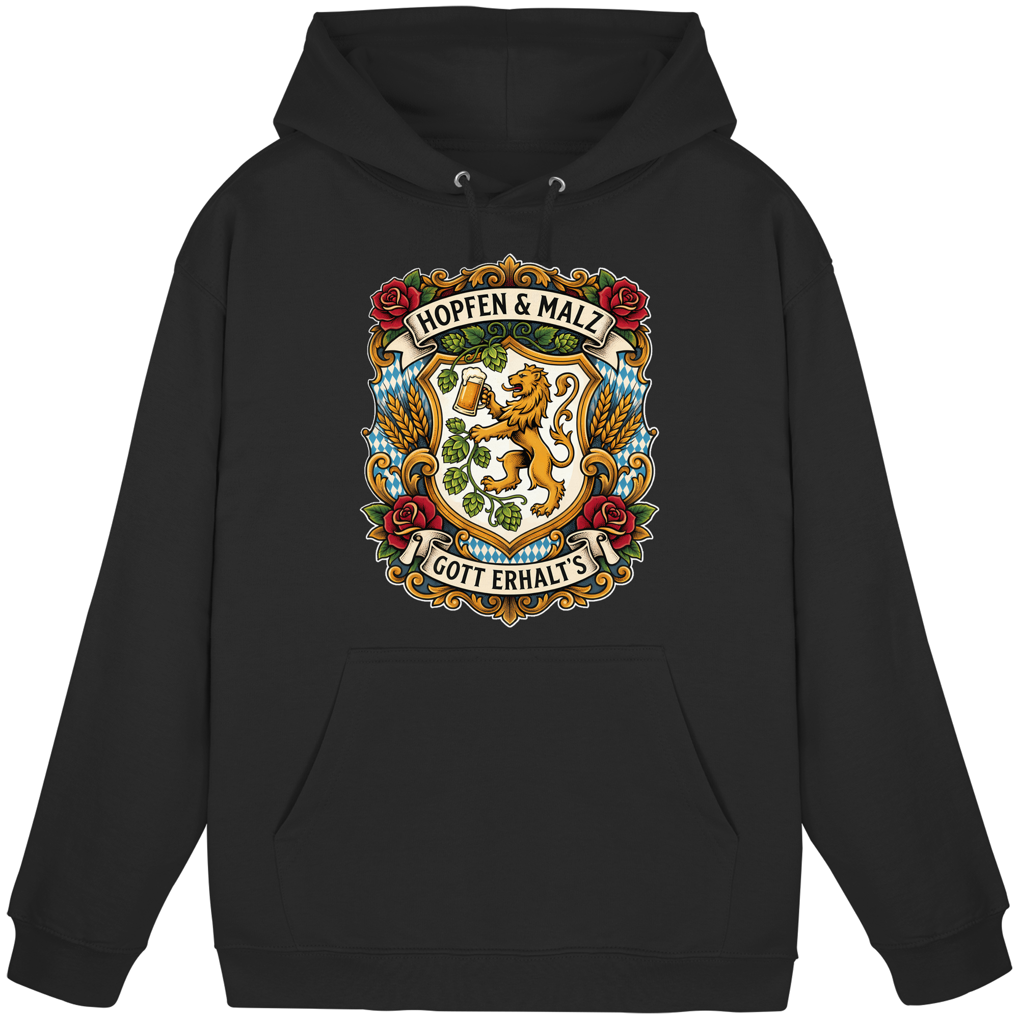 HOPFEN & MALZ - GOTT ERHALT`S - Basic Unisex Hoodie