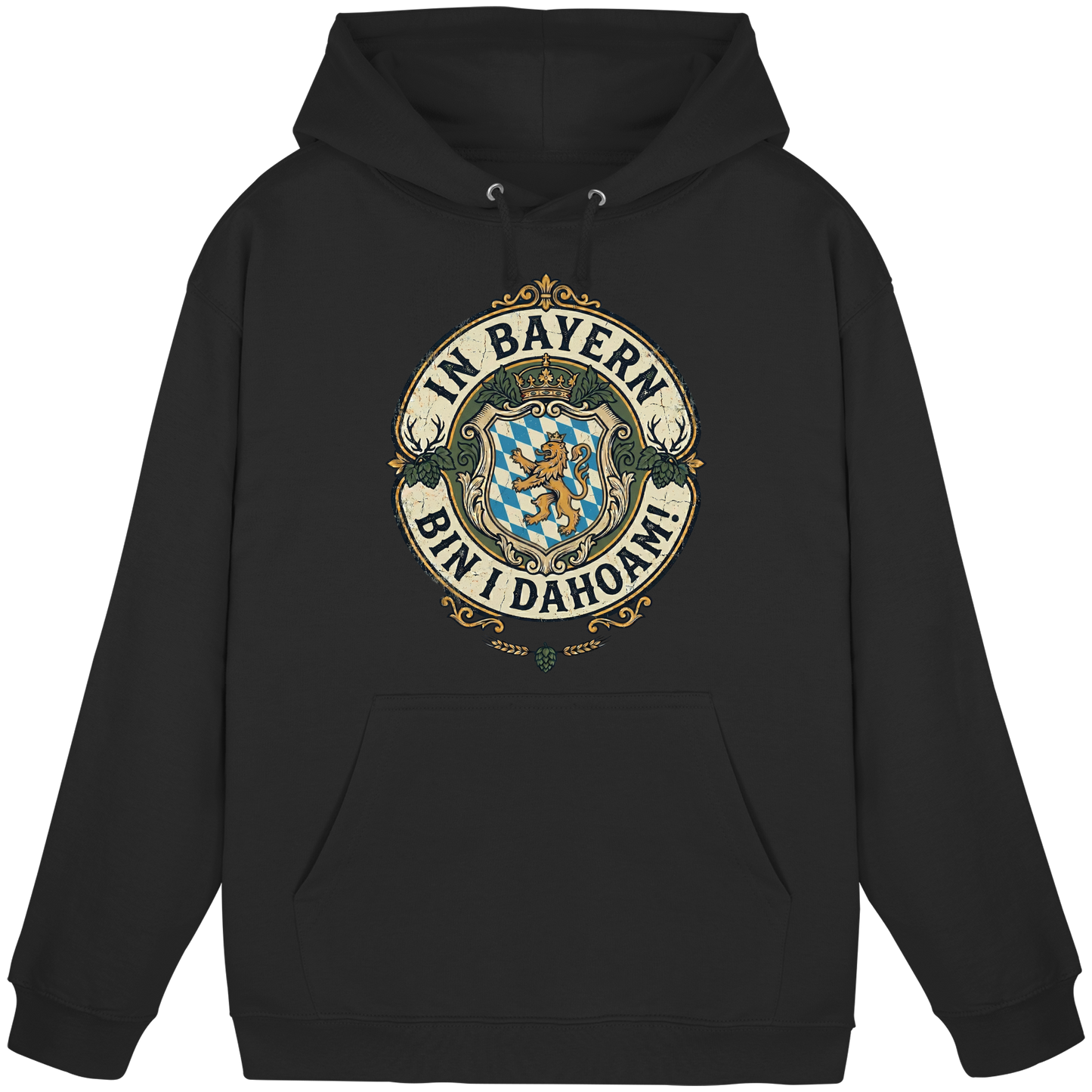 IN BAYERN BIN I DAHOAM! - Basic Unisex Hoodie