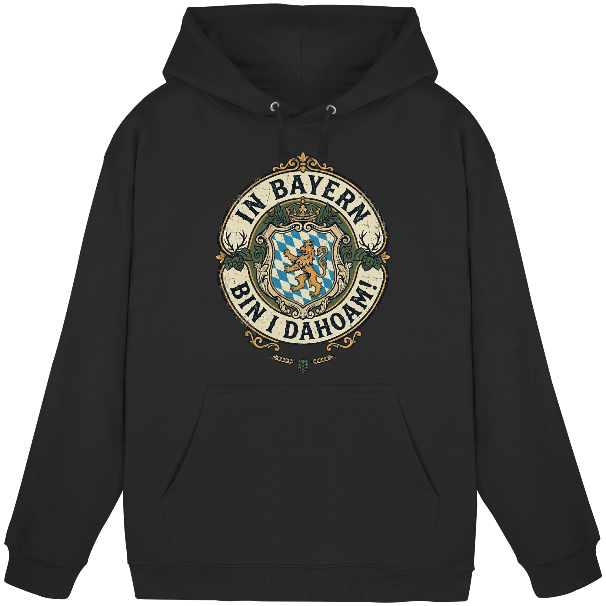 IN BAYERN BIN I DAHOAM! - Basic Unisex Hoodie