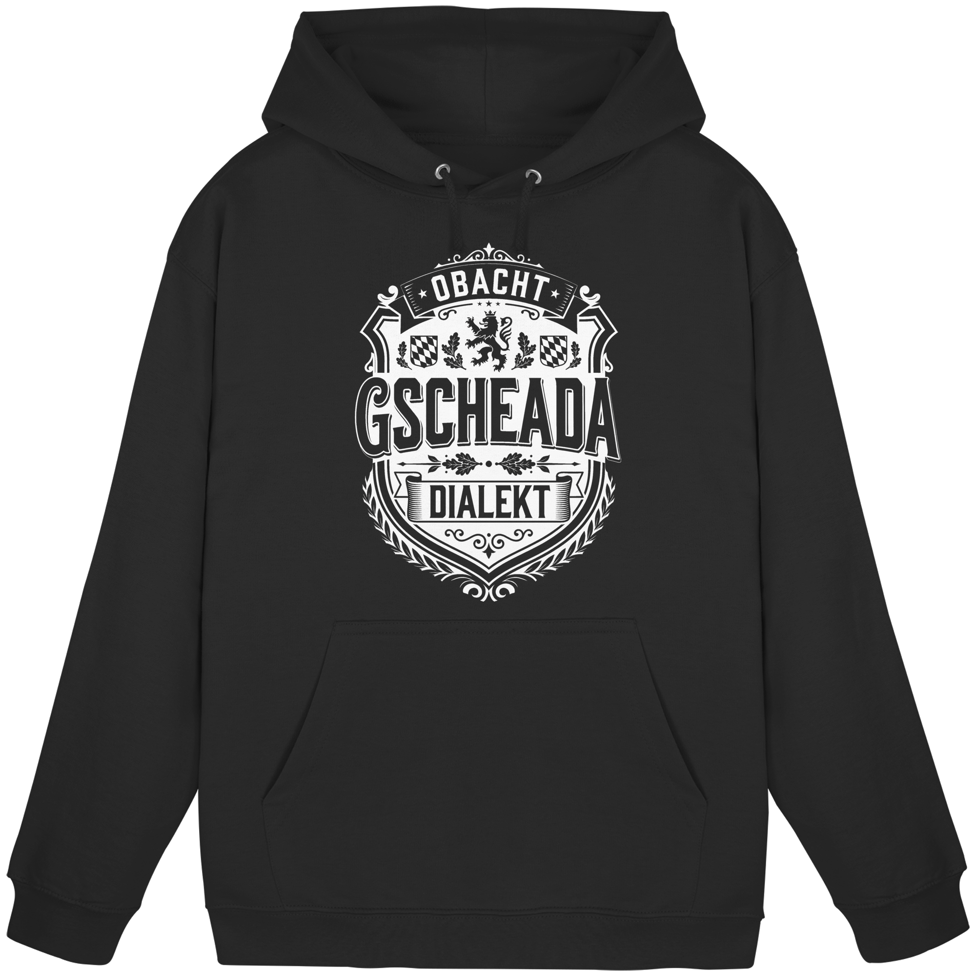 OBACHT GSCHEADA DIALEKT - Basic Unisex Hoodie
