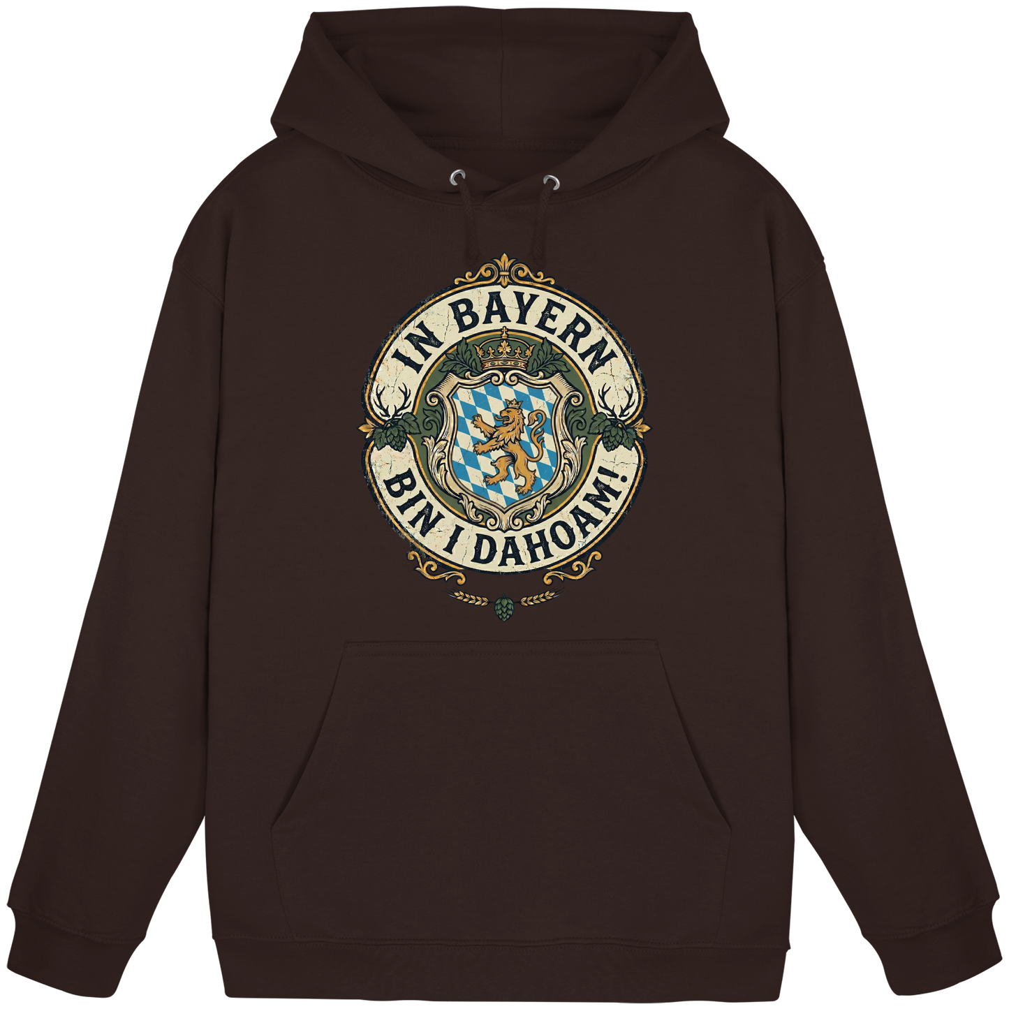 IN BAYERN BIN I DAHOAM! - Basic Unisex Hoodie