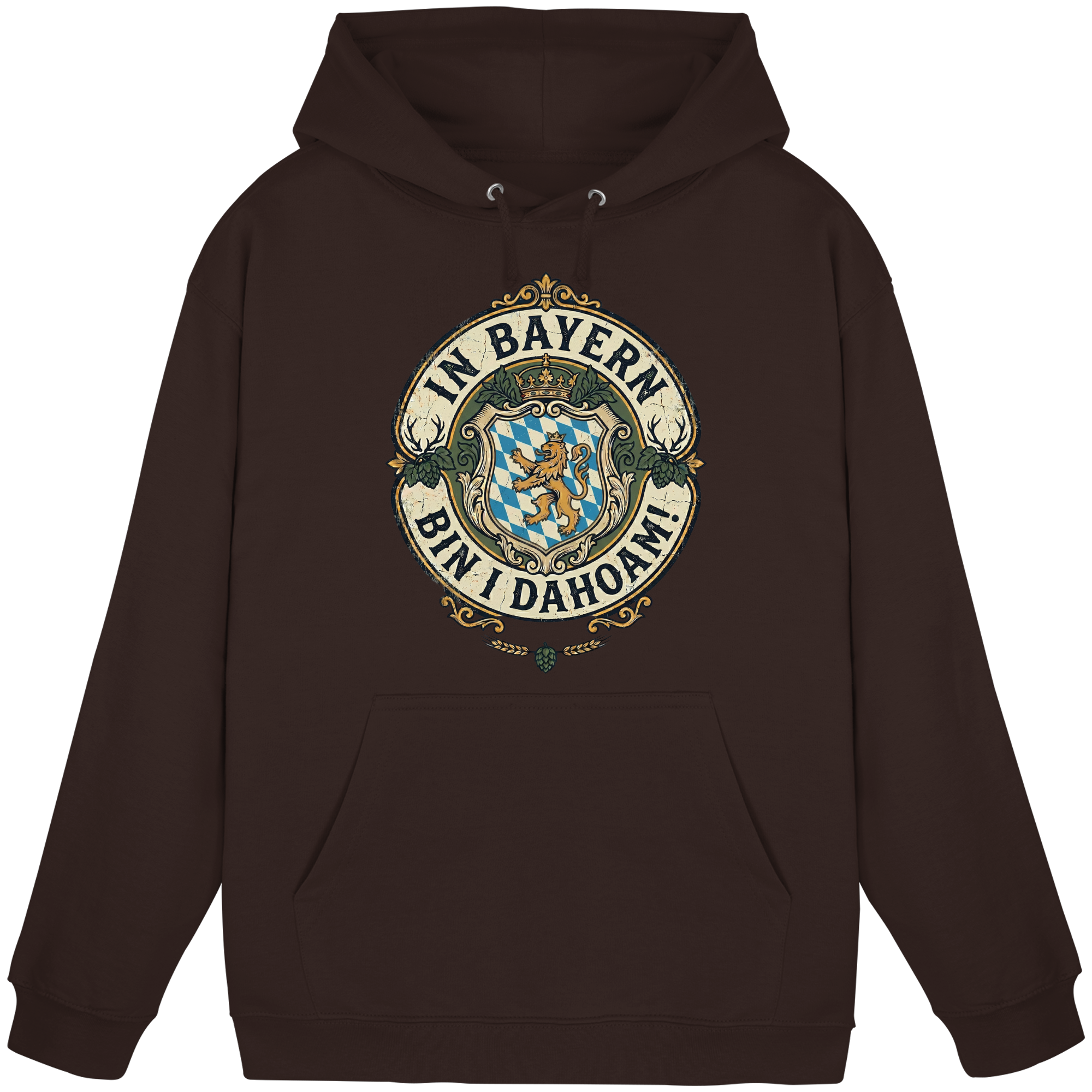 IN BAYERN BIN I DAHOAM! - Basic Unisex Hoodie