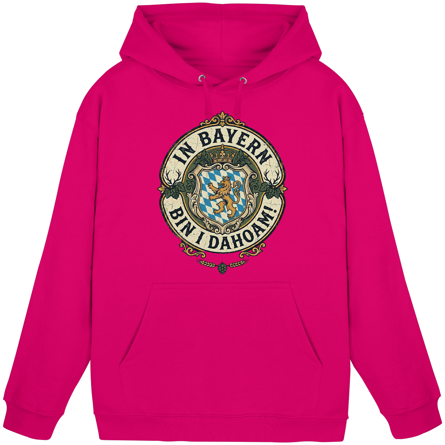 IN BAYERN BIN I DAHOAM! - Basic Unisex Hoodie
