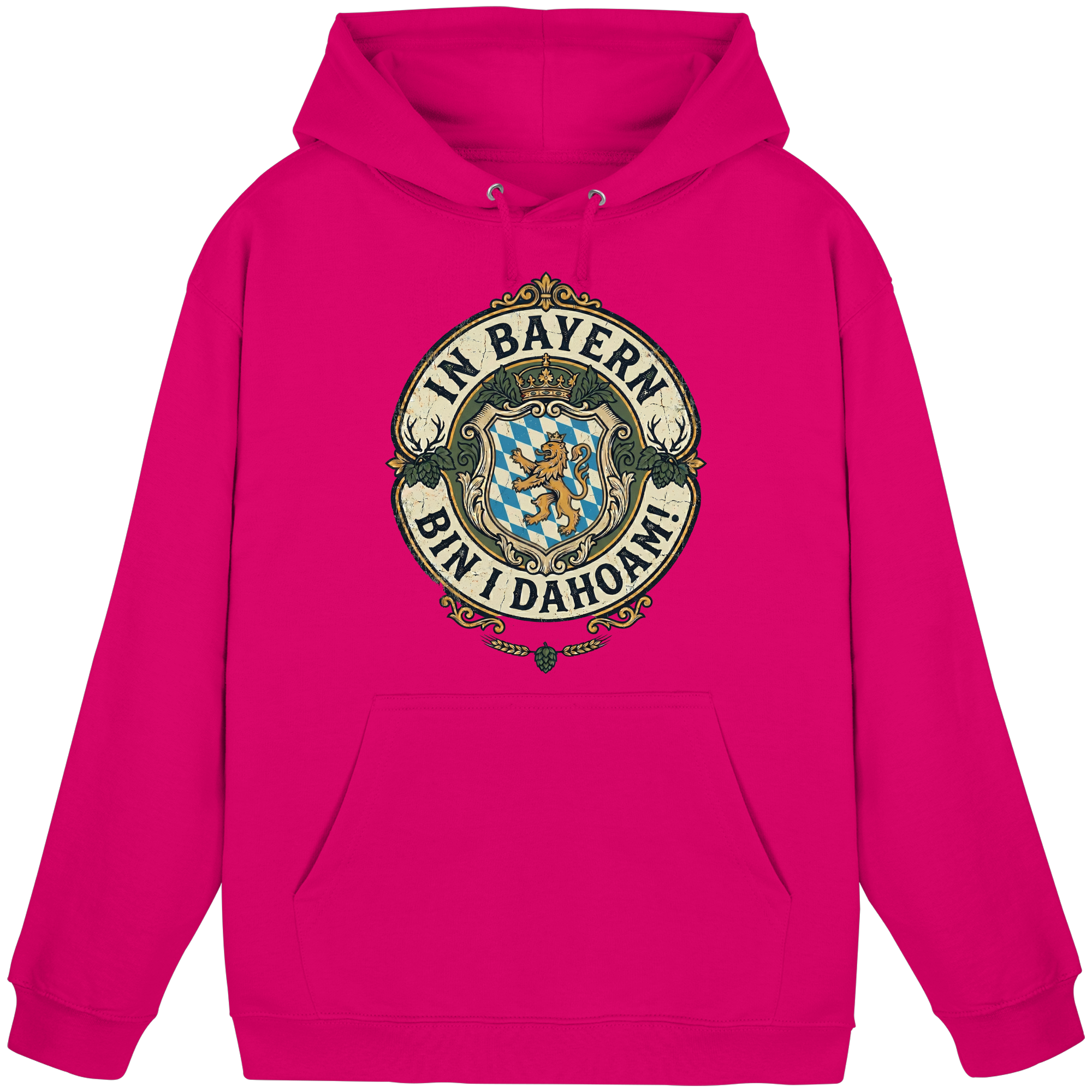 IN BAYERN BIN I DAHOAM! - Basic Unisex Hoodie