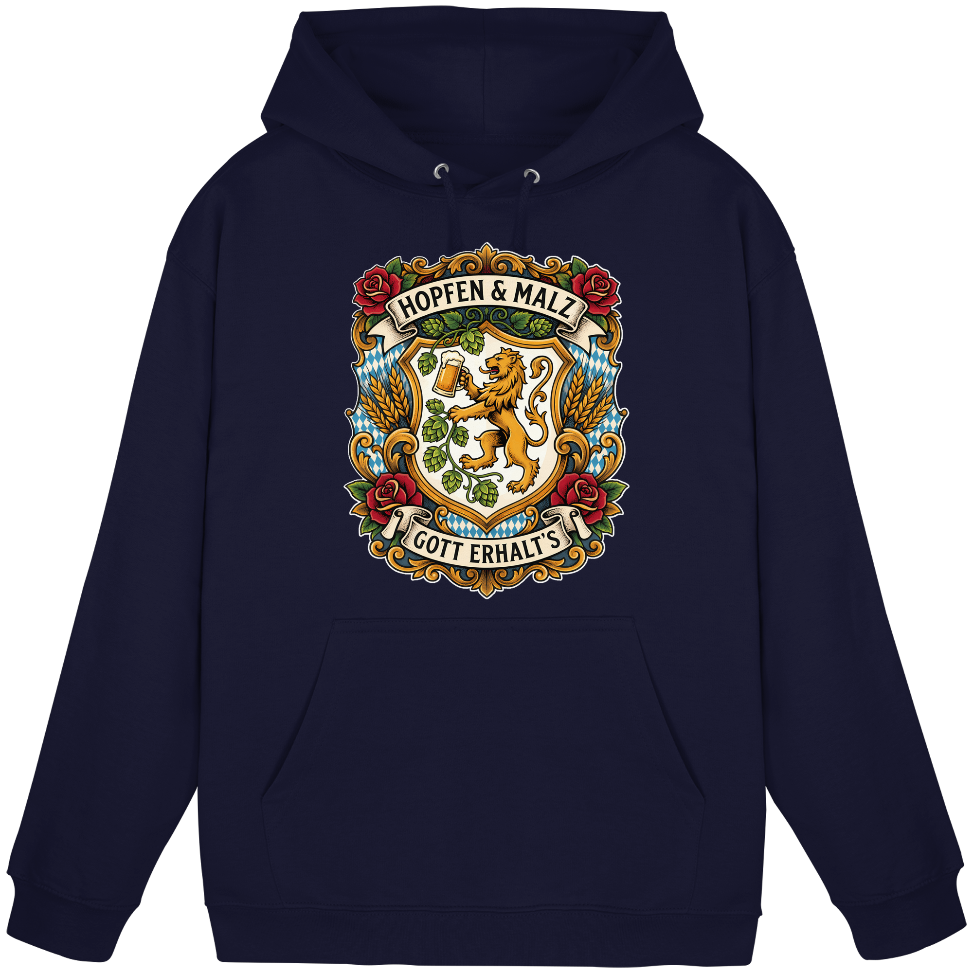 HOPFEN & MALZ - GOTT ERHALT`S - Basic Unisex Hoodie