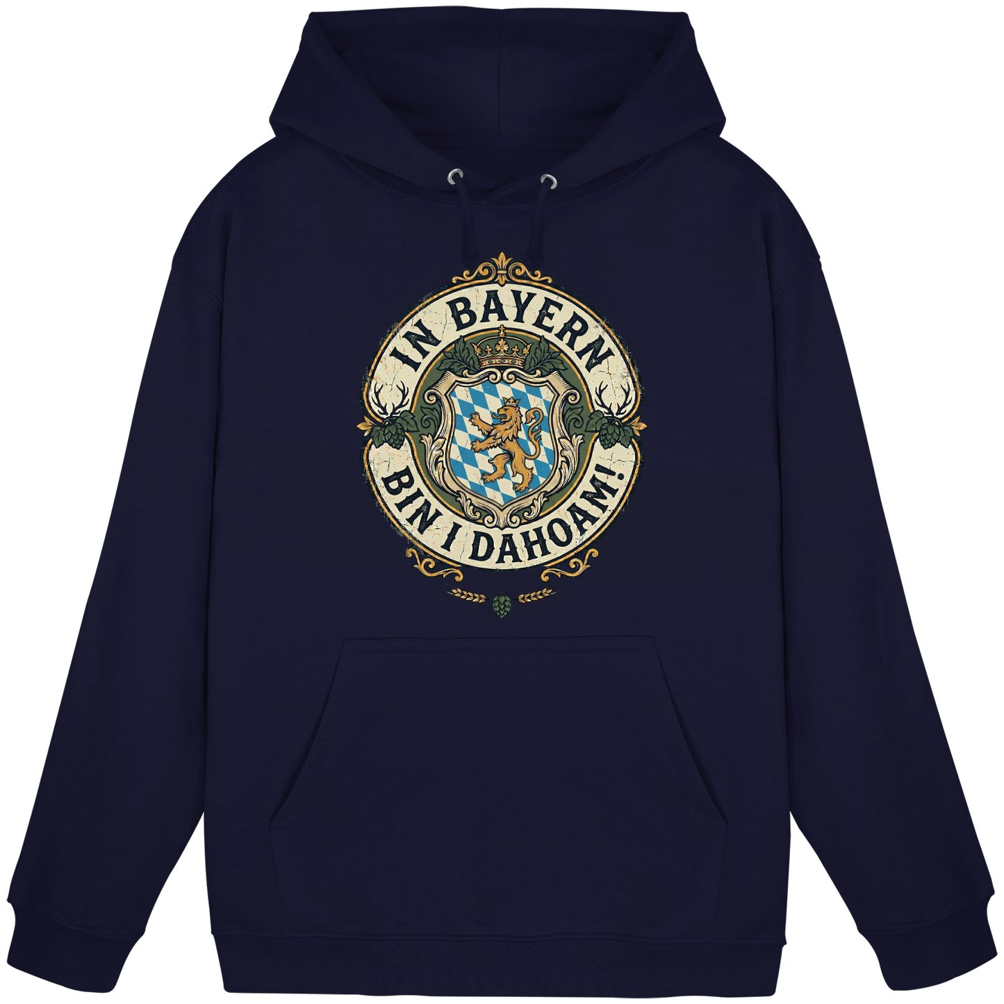 IN BAYERN BIN I DAHOAM! - Basic Unisex Hoodie
