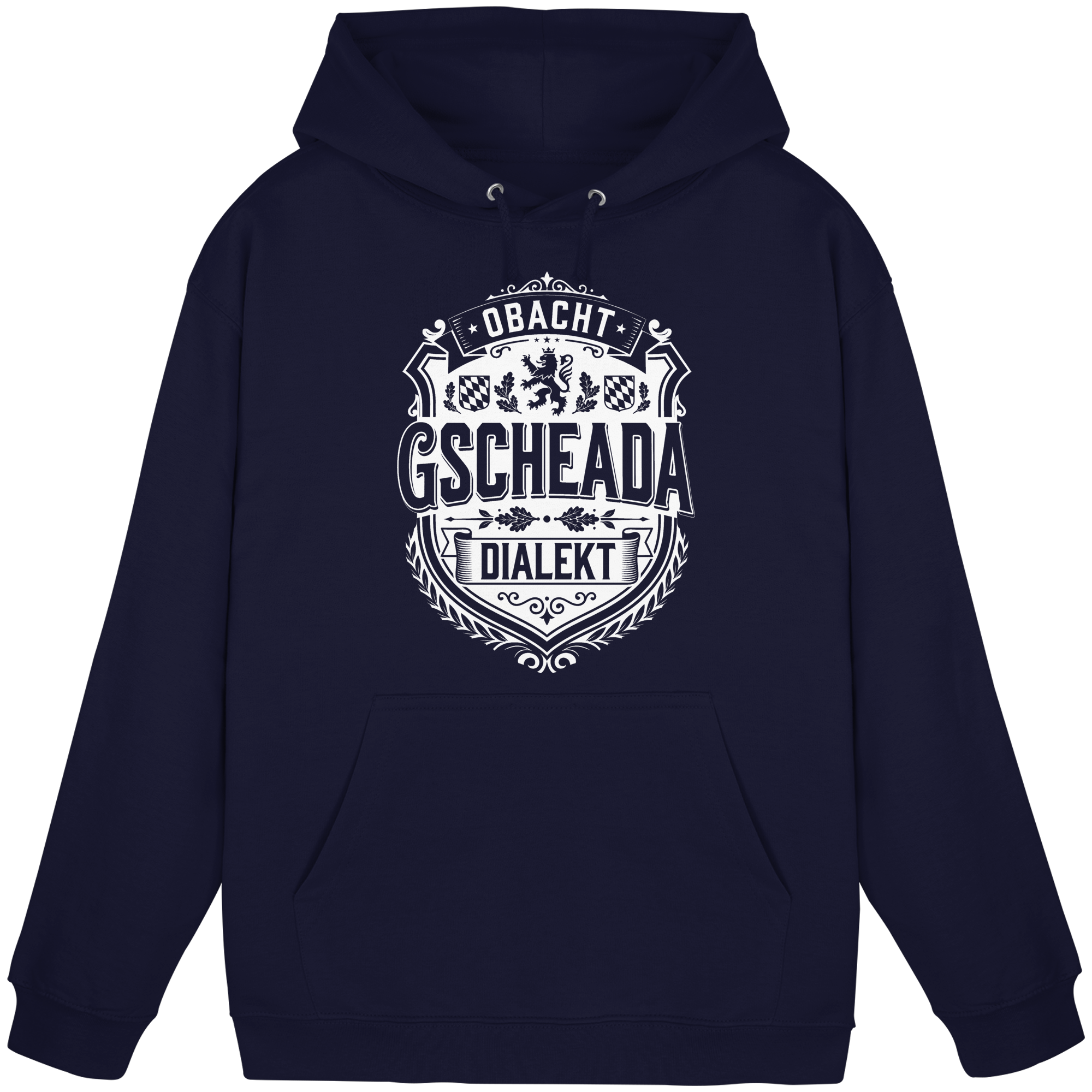 OBACHT GSCHEADA DIALEKT - Basic Unisex Hoodie