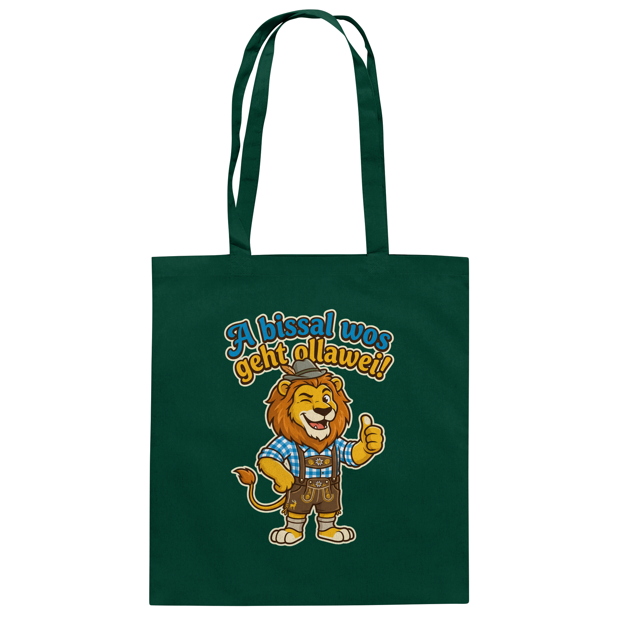 A BISSAL WOS GEHT OLLAWEI! - Baumwolltasche