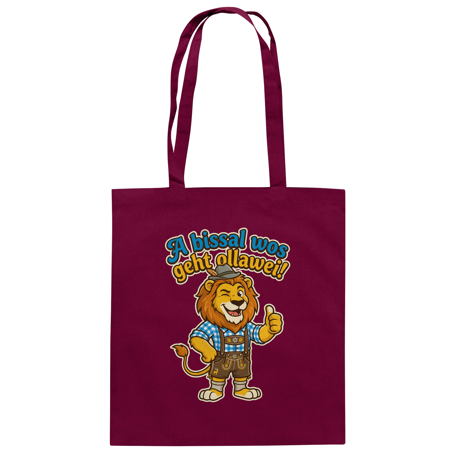 A BISSAL WOS GEHT OLLAWEI! - Baumwolltasche
