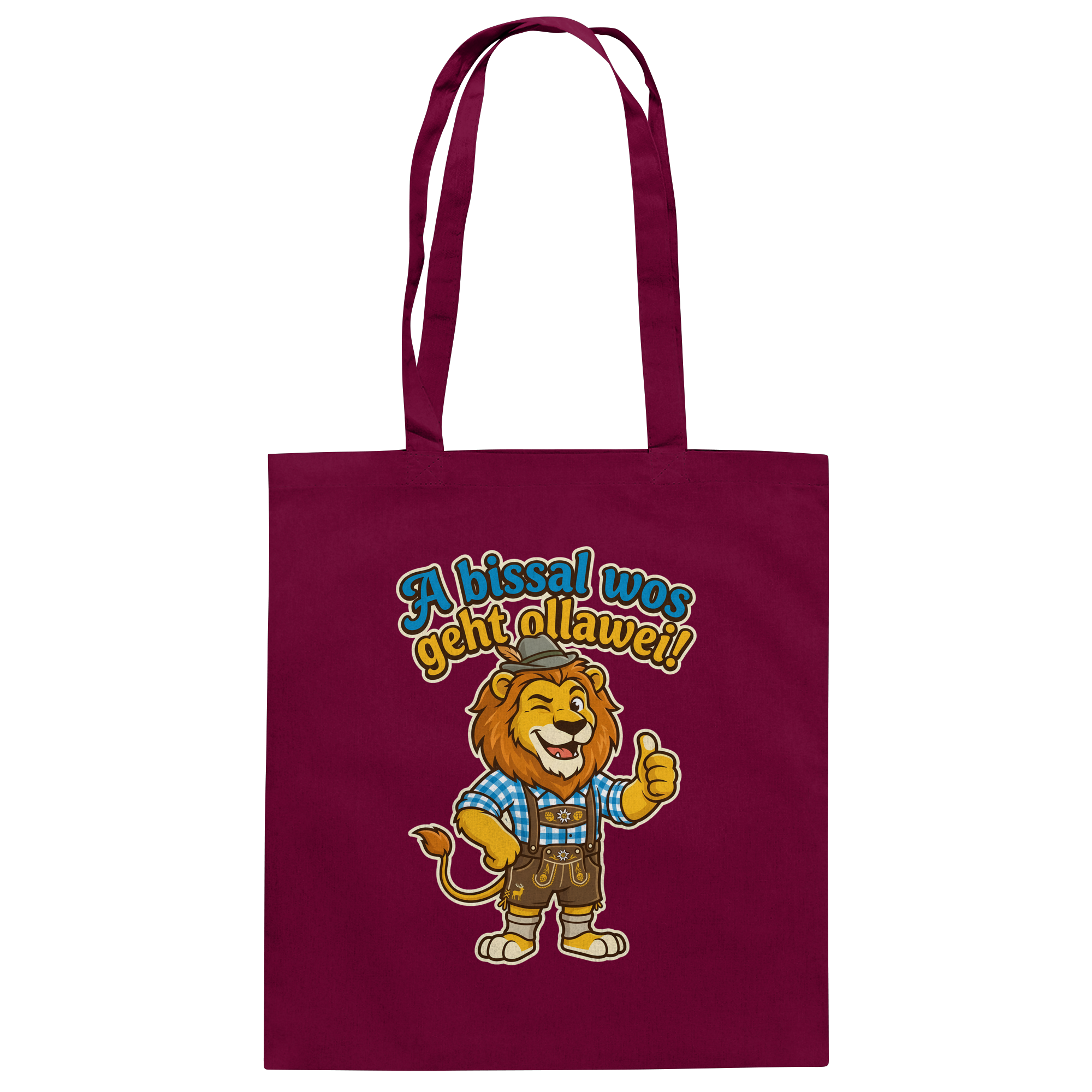 A BISSAL WOS GEHT OLLAWEI! - Baumwolltasche