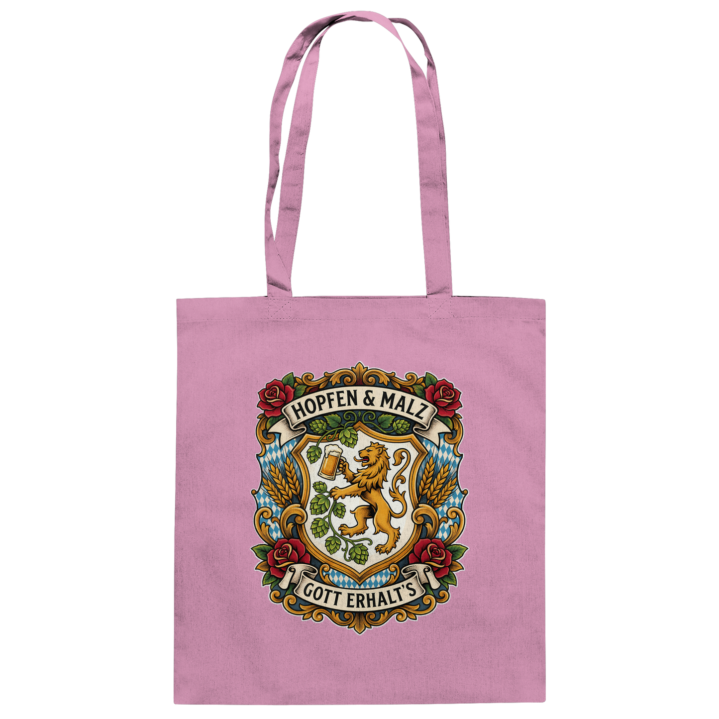 HOPFEN & MALZ - GOTT ERHALT`S - Baumwolltasche - BayrischerHumor
