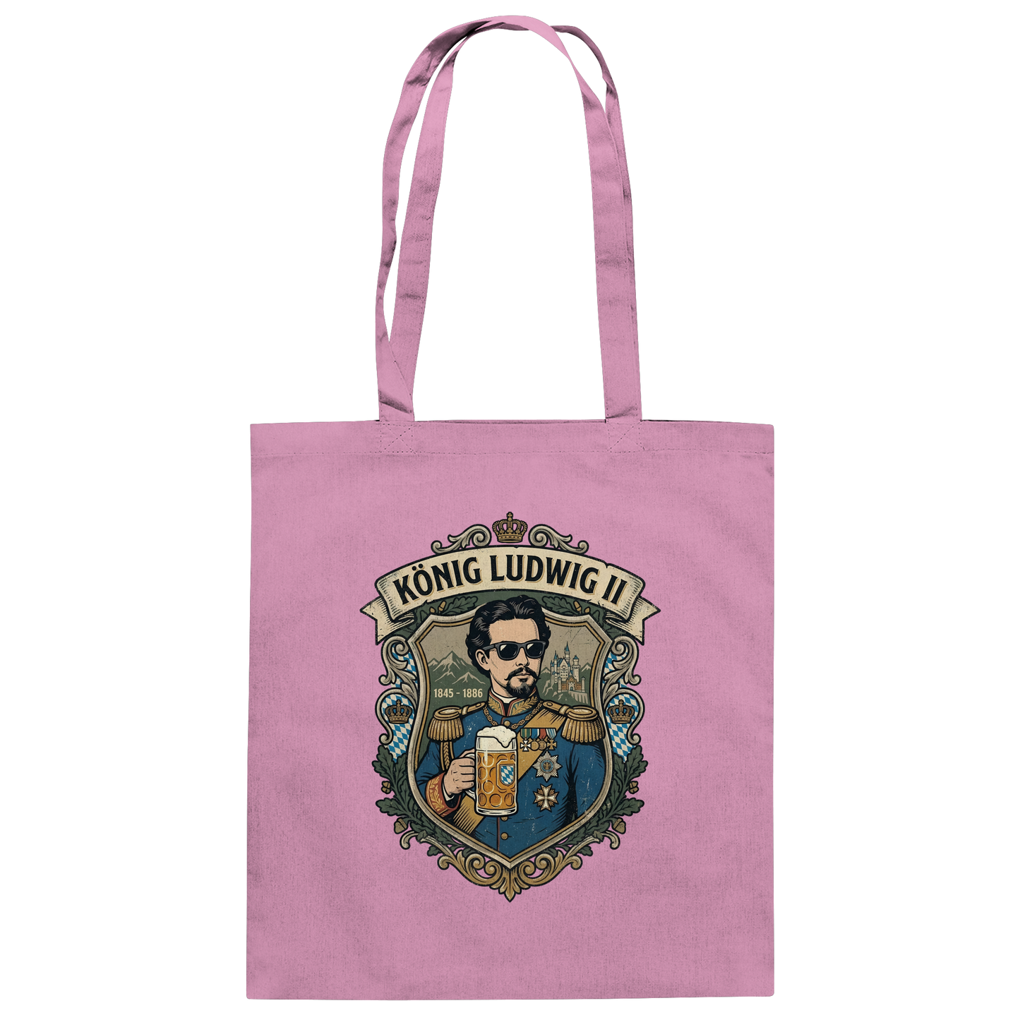 KÖNIG LUDWIG II - Baumwolltasche - BayrischerHumor