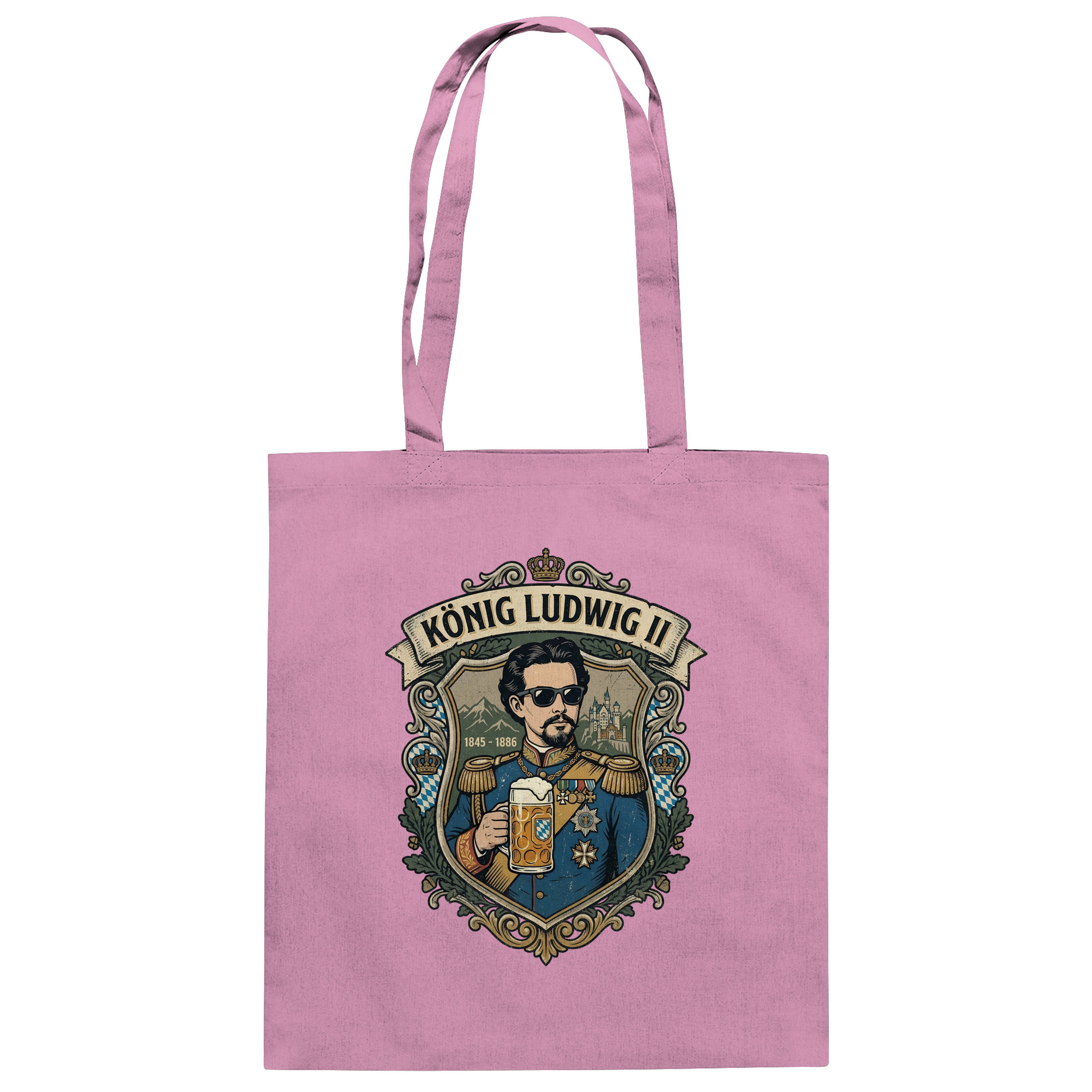 KÖNIG LUDWIG II - Baumwolltasche - BayrischerHumor