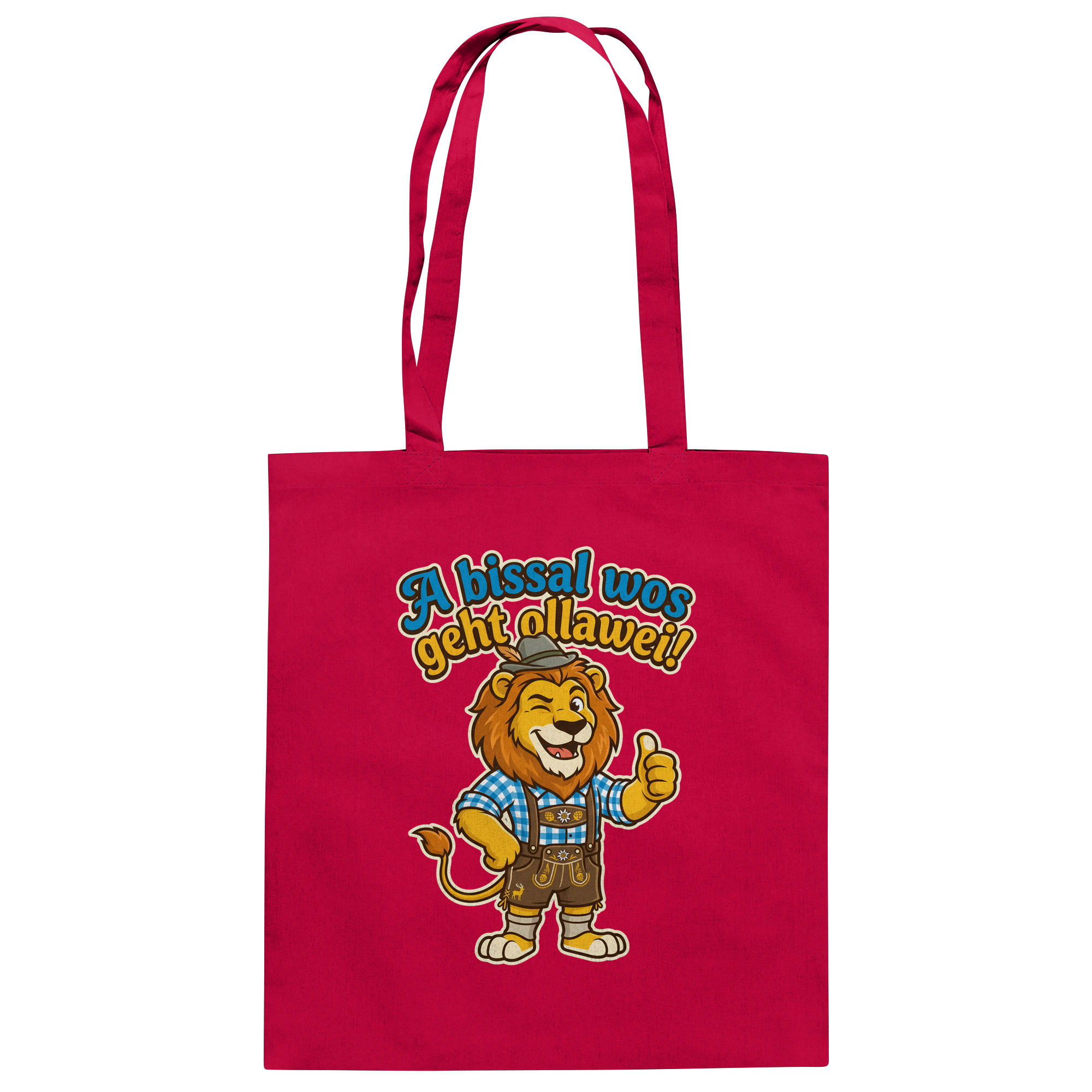 A BISSAL WOS GEHT OLLAWEI! - Baumwolltasche