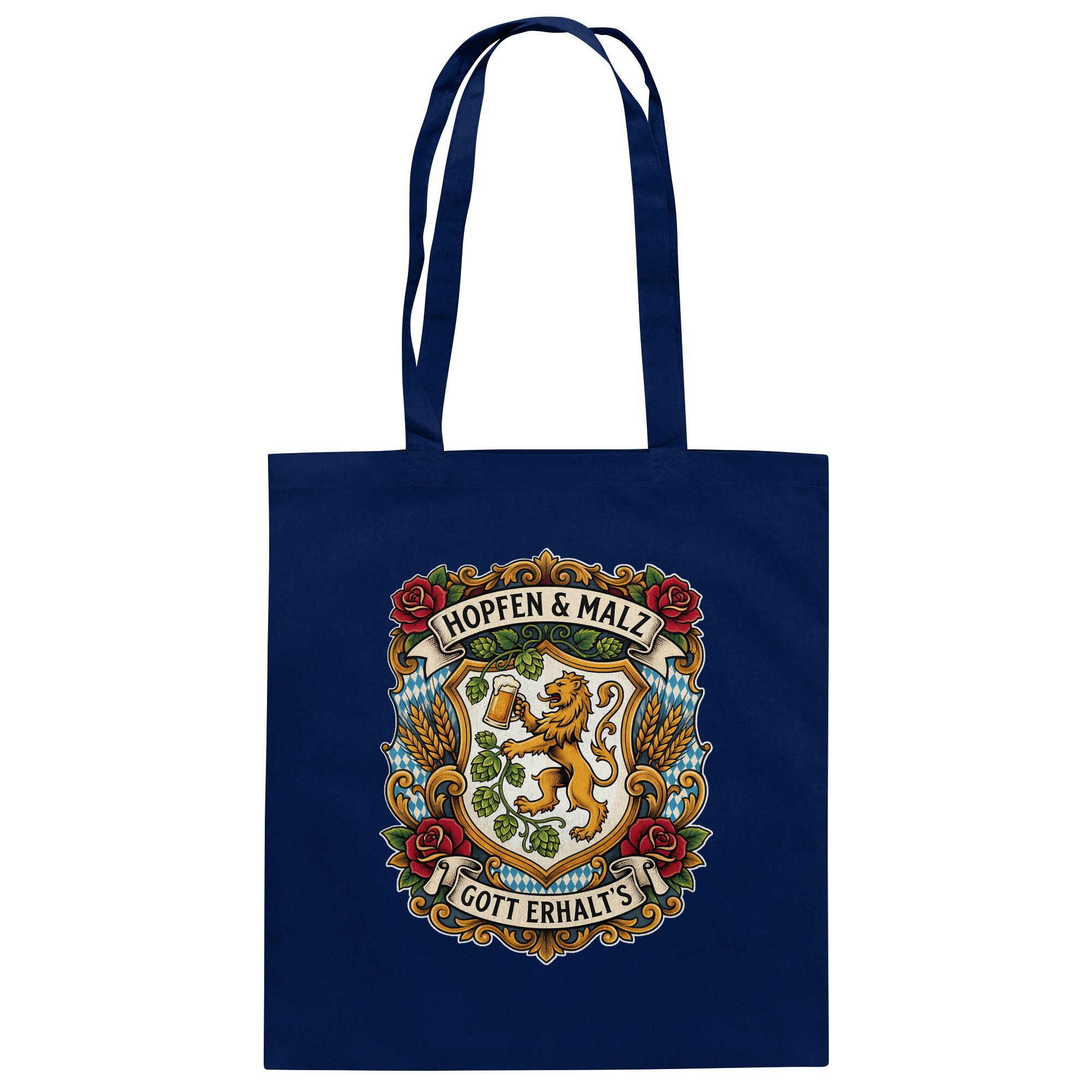 HOPFEN & MALZ - GOTT ERHALT`S - Baumwolltasche - BayrischerHumor
