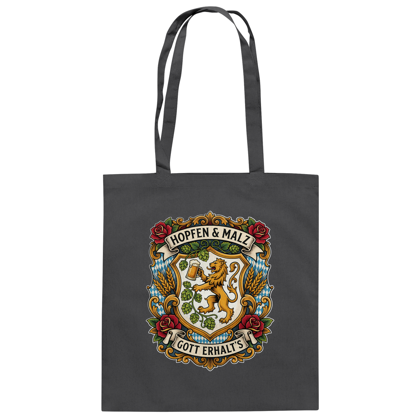 HOPFEN & MALZ - GOTT ERHALT`S - Baumwolltasche - BayrischerHumor