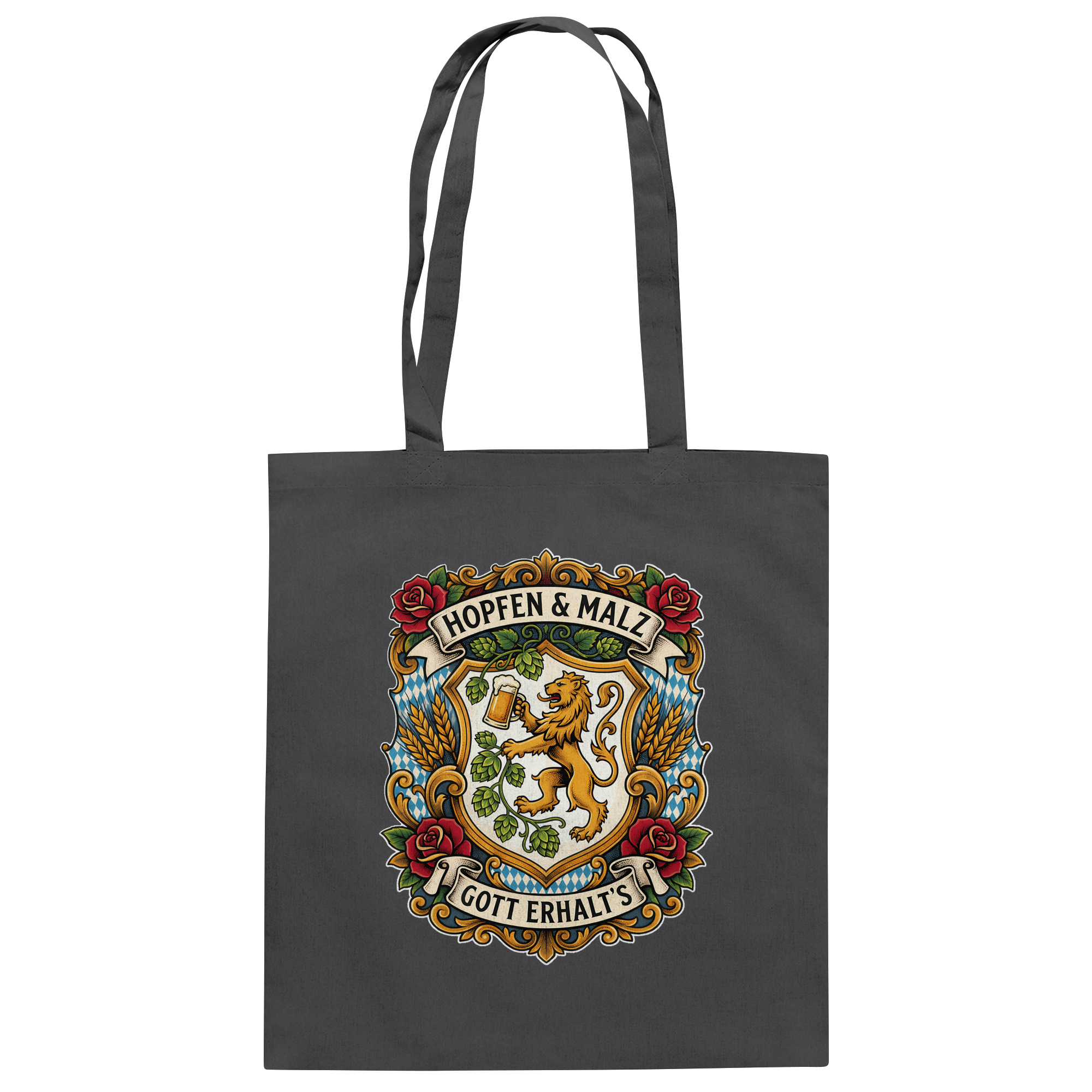 HOPFEN & MALZ - GOTT ERHALT`S - Baumwolltasche - BayrischerHumor