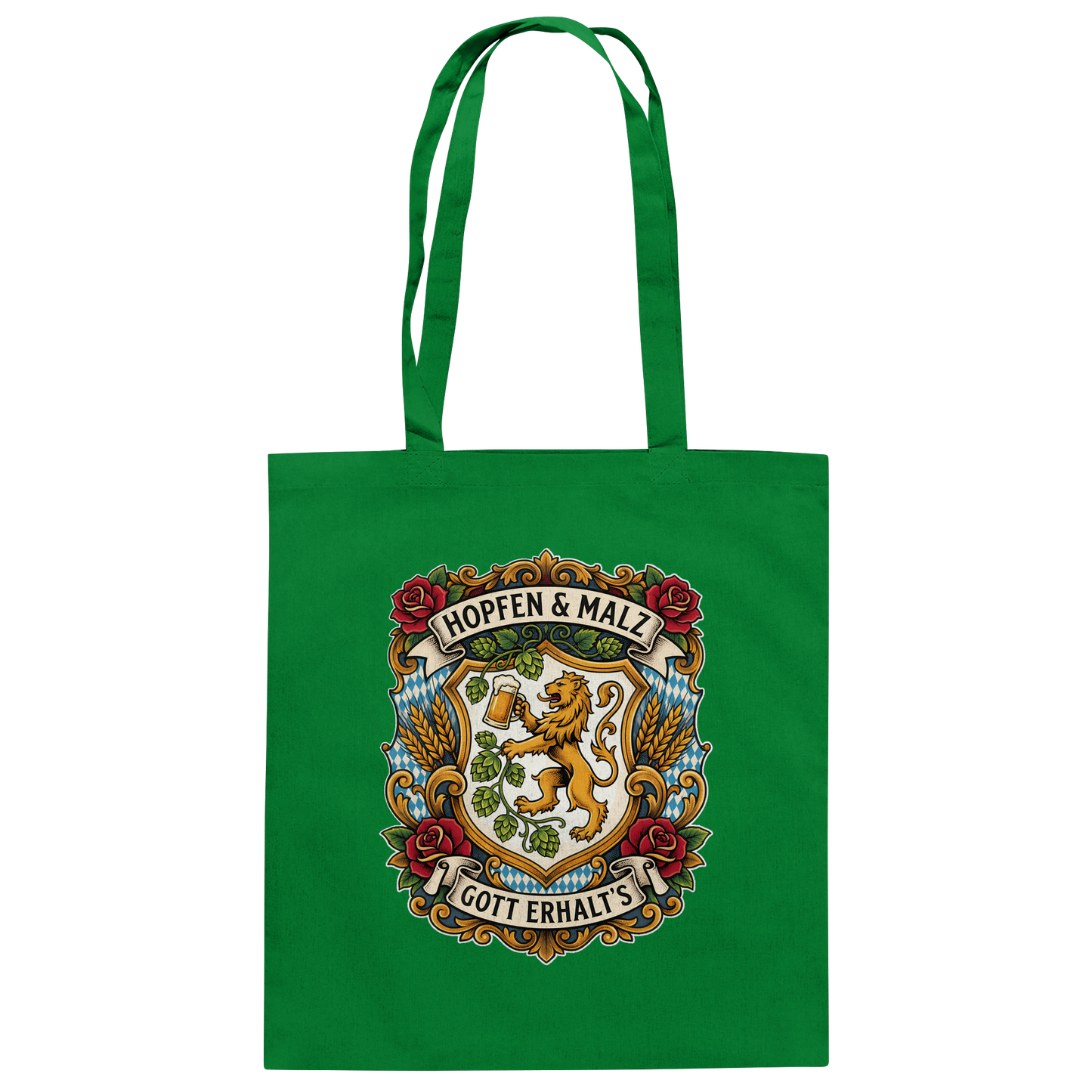 HOPFEN & MALZ - GOTT ERHALT`S - Baumwolltasche - BayrischerHumor