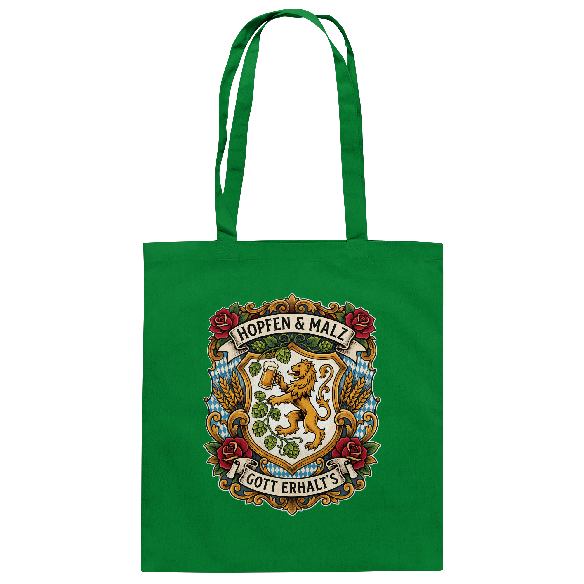 HOPFEN & MALZ - GOTT ERHALT`S - Baumwolltasche - BayrischerHumor