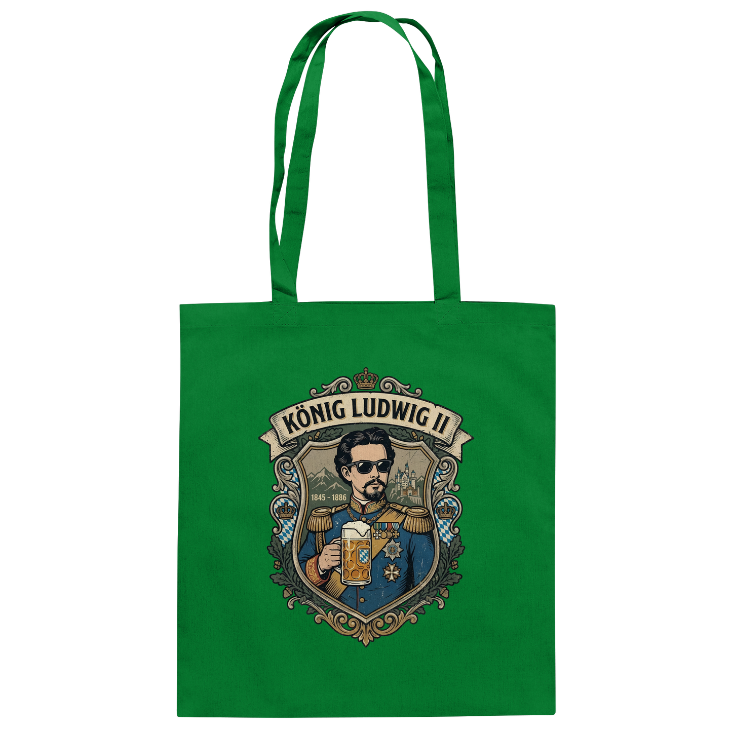 KÖNIG LUDWIG II - Baumwolltasche - BayrischerHumor