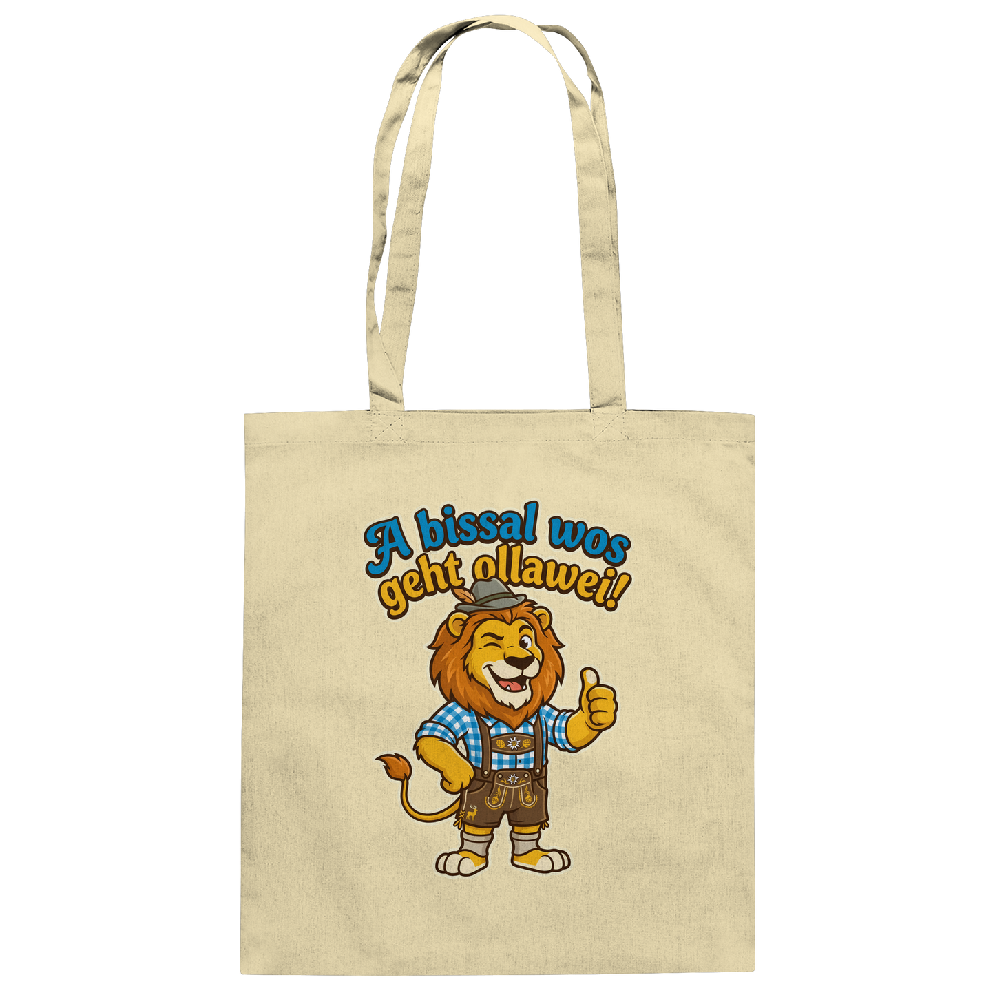 A BISSAL WOS GEHT OLLAWEI! - Baumwolltasche