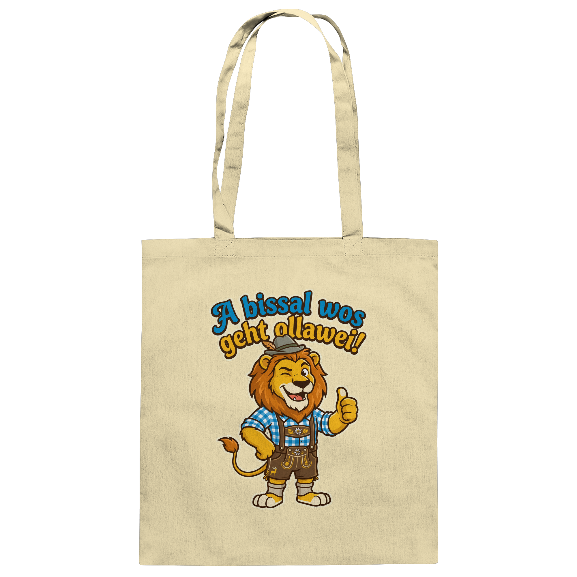 A BISSAL WOS GEHT OLLAWEI! - Baumwolltasche