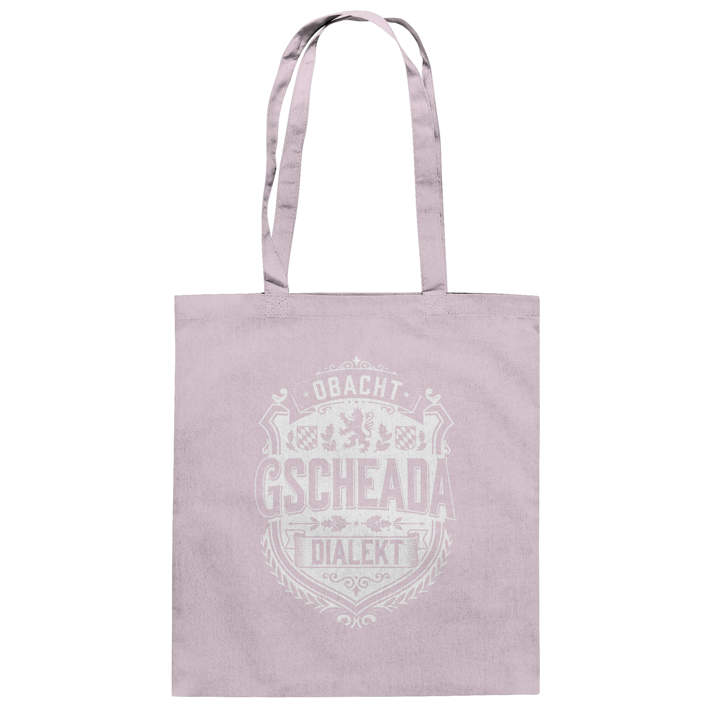 OBACHT GSCHEADA DIALEKT - Baumwolltasche - BayrischerHumor