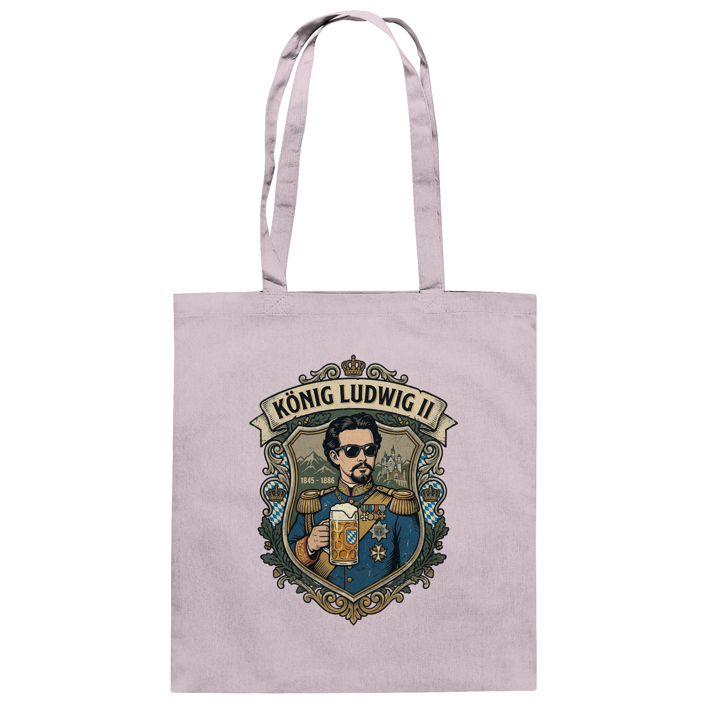 KÖNIG LUDWIG II - Baumwolltasche - BayrischerHumor