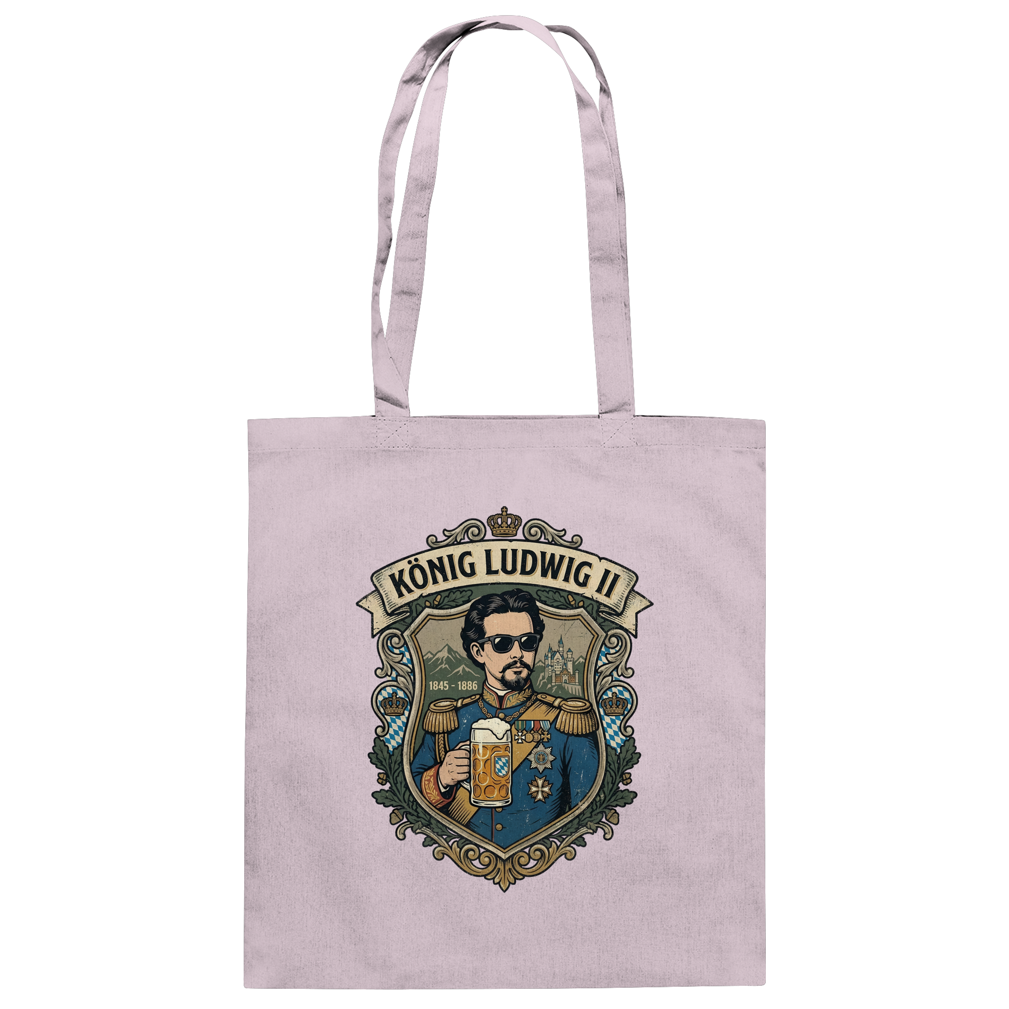 KÖNIG LUDWIG II - Baumwolltasche - BayrischerHumor