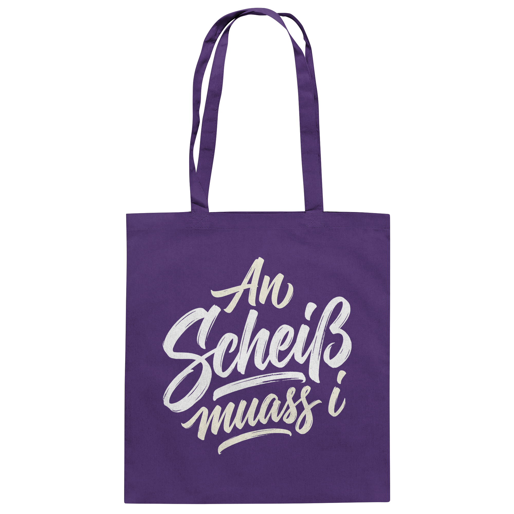AN SCHEIß MUASS I - Baumwolltasche - BayrischerHumor