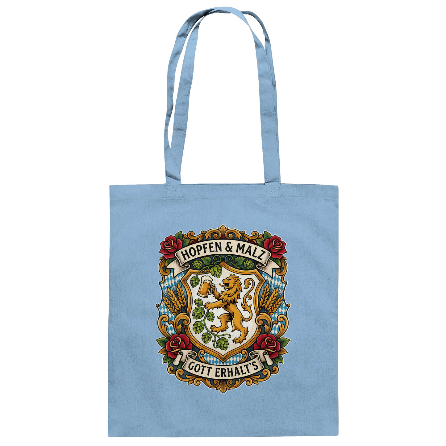 HOPFEN & MALZ - GOTT ERHALT`S - Baumwolltasche - BayrischerHumor