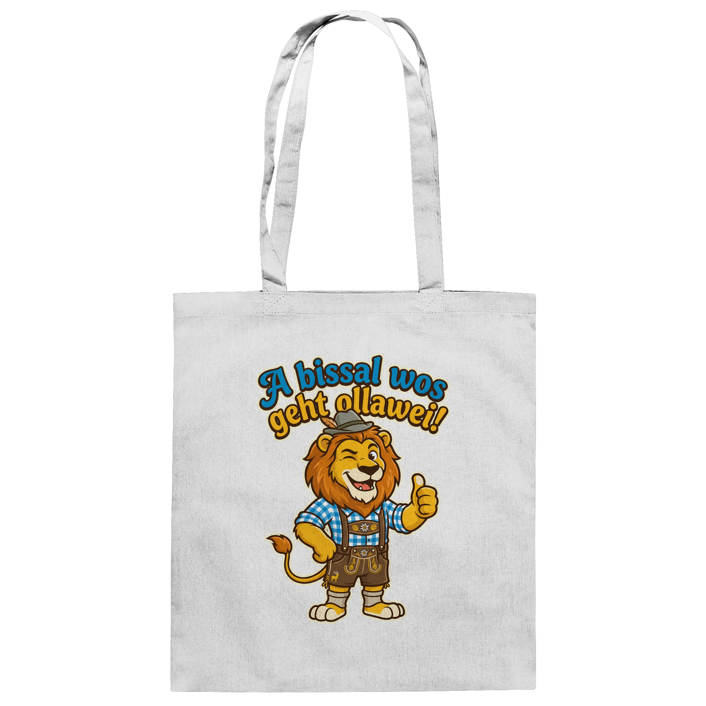 A BISSAL WOS GEHT OLLAWEI! - Baumwolltasche