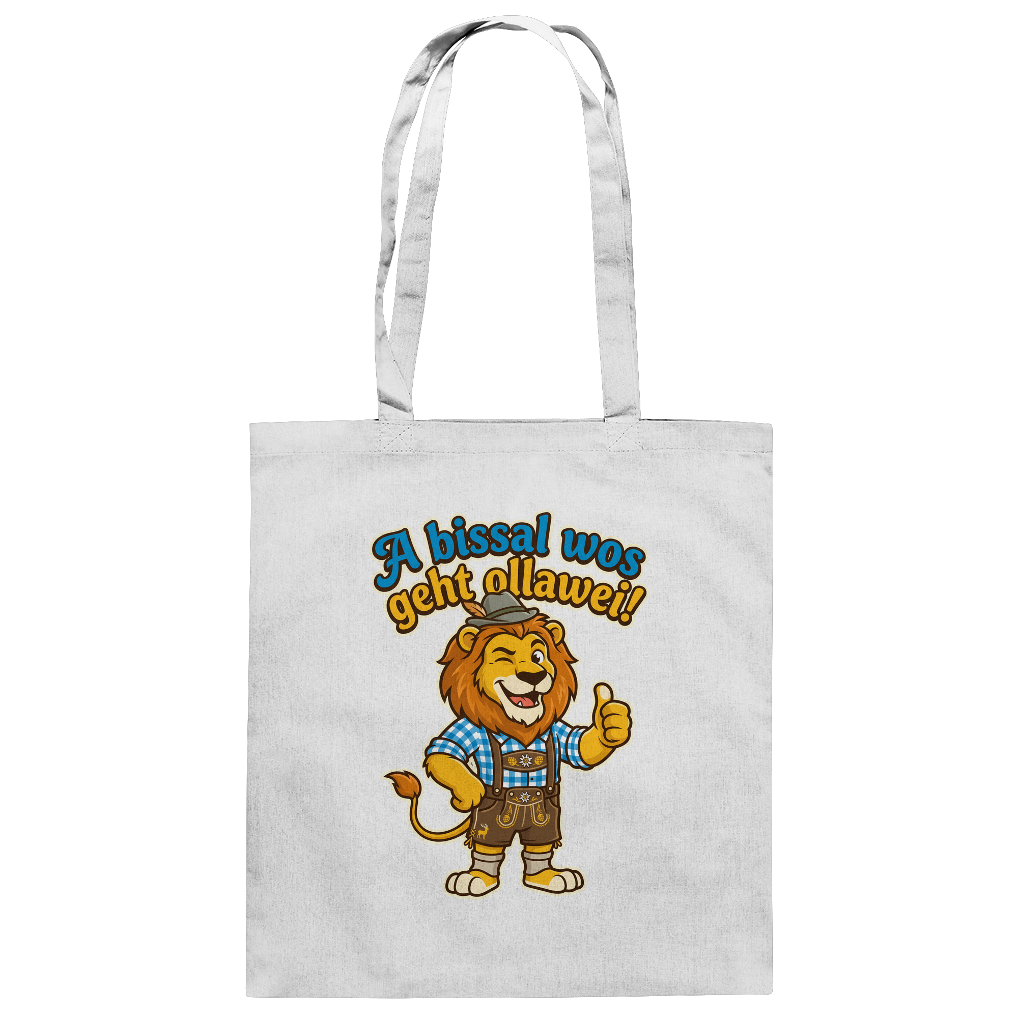 A BISSAL WOS GEHT OLLAWEI! - Baumwolltasche