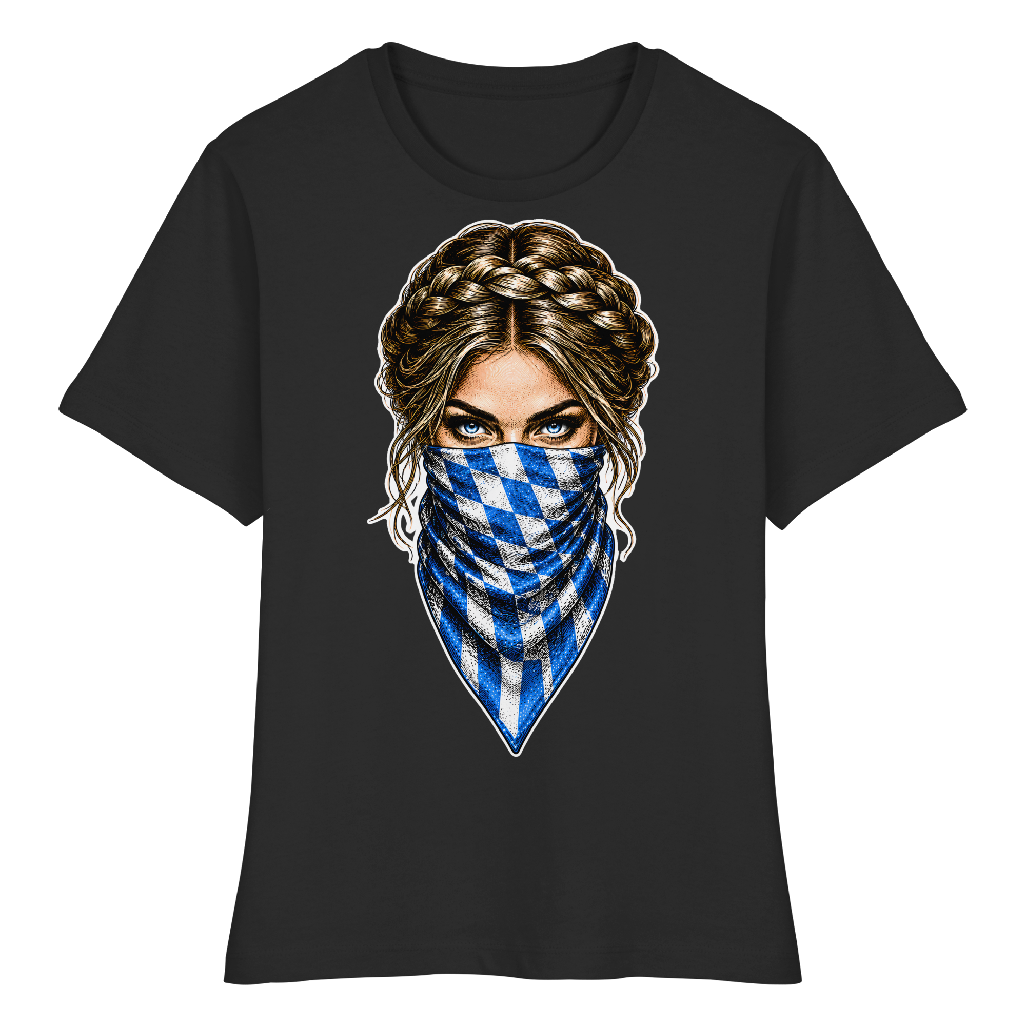Bayerische Banditin - Fitted Ladies Organic Shirt