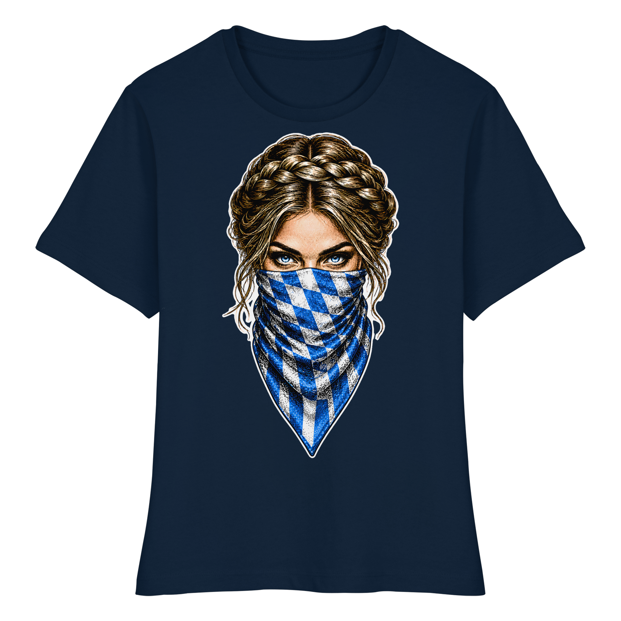 Bayerische Banditin - Fitted Ladies Organic Shirt