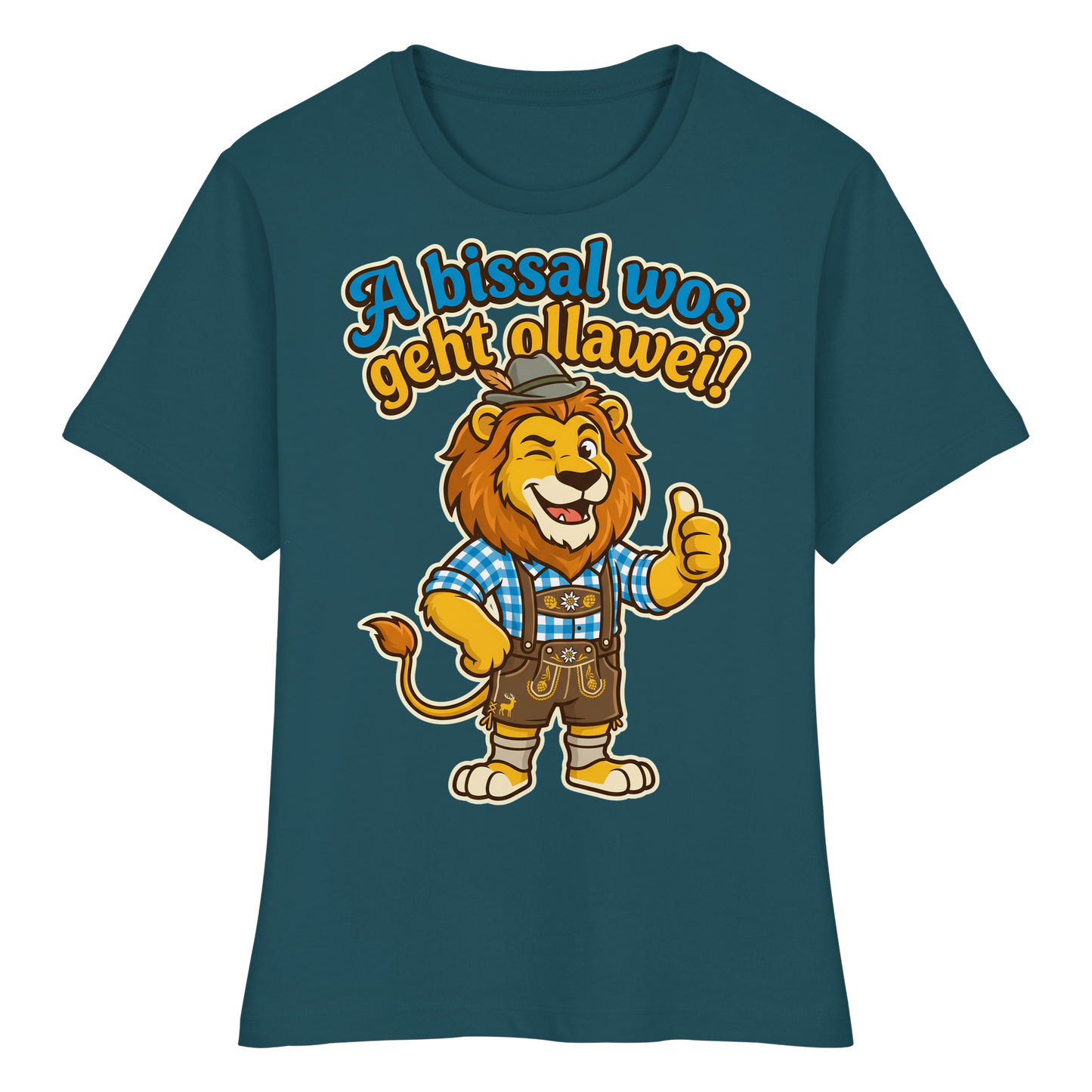 A BISSAL WOS GEHT OLLAWEI! - Fitted Ladies Organic Shirt
